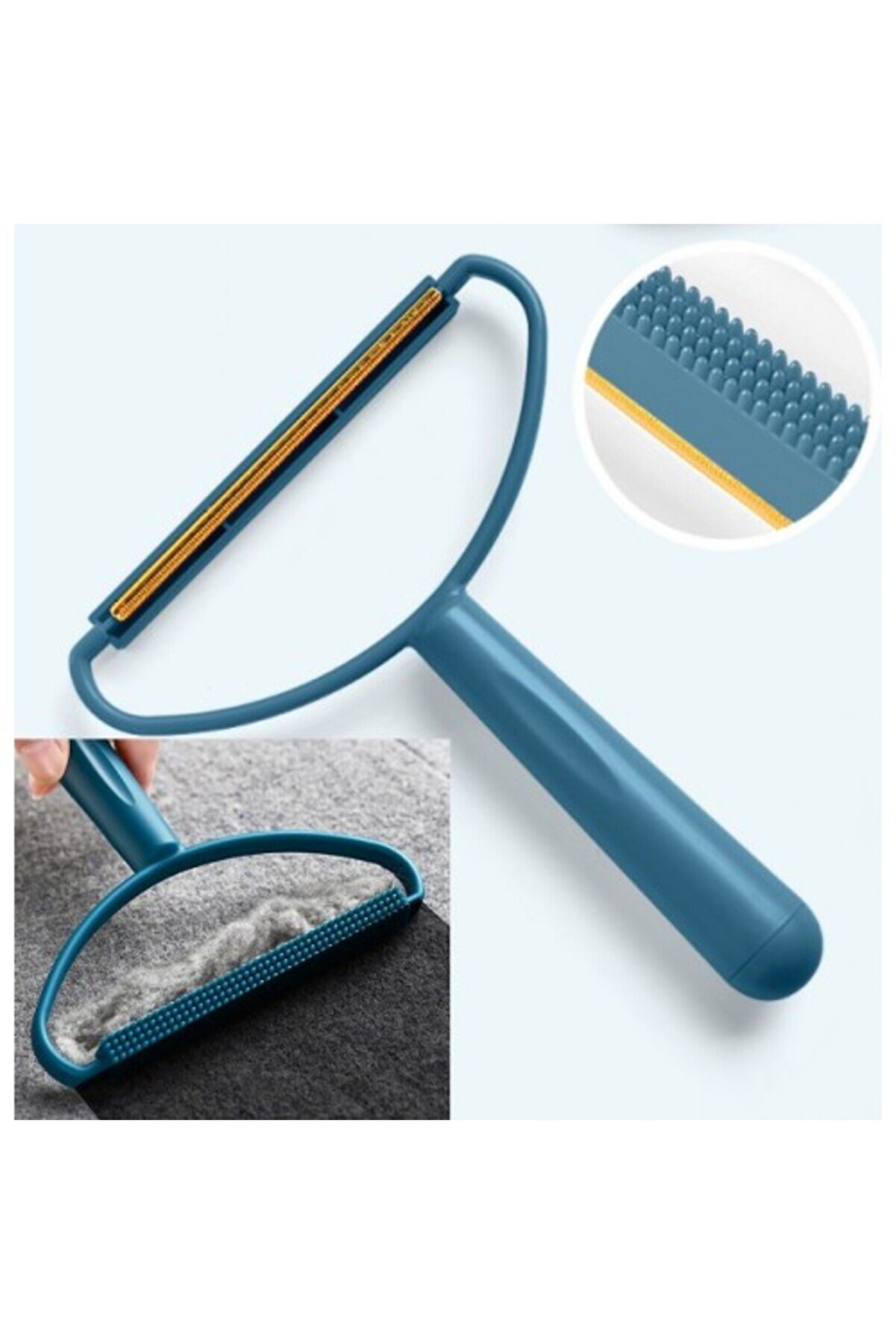 Go İthalat Kazak - Elbi̇se - Halı T&uuml;y&uuml; Temi̇zleme &Ccedil;i̇ft Taraflı T&uuml;y Ti̇fti̇k Toparlayıcı (4674)