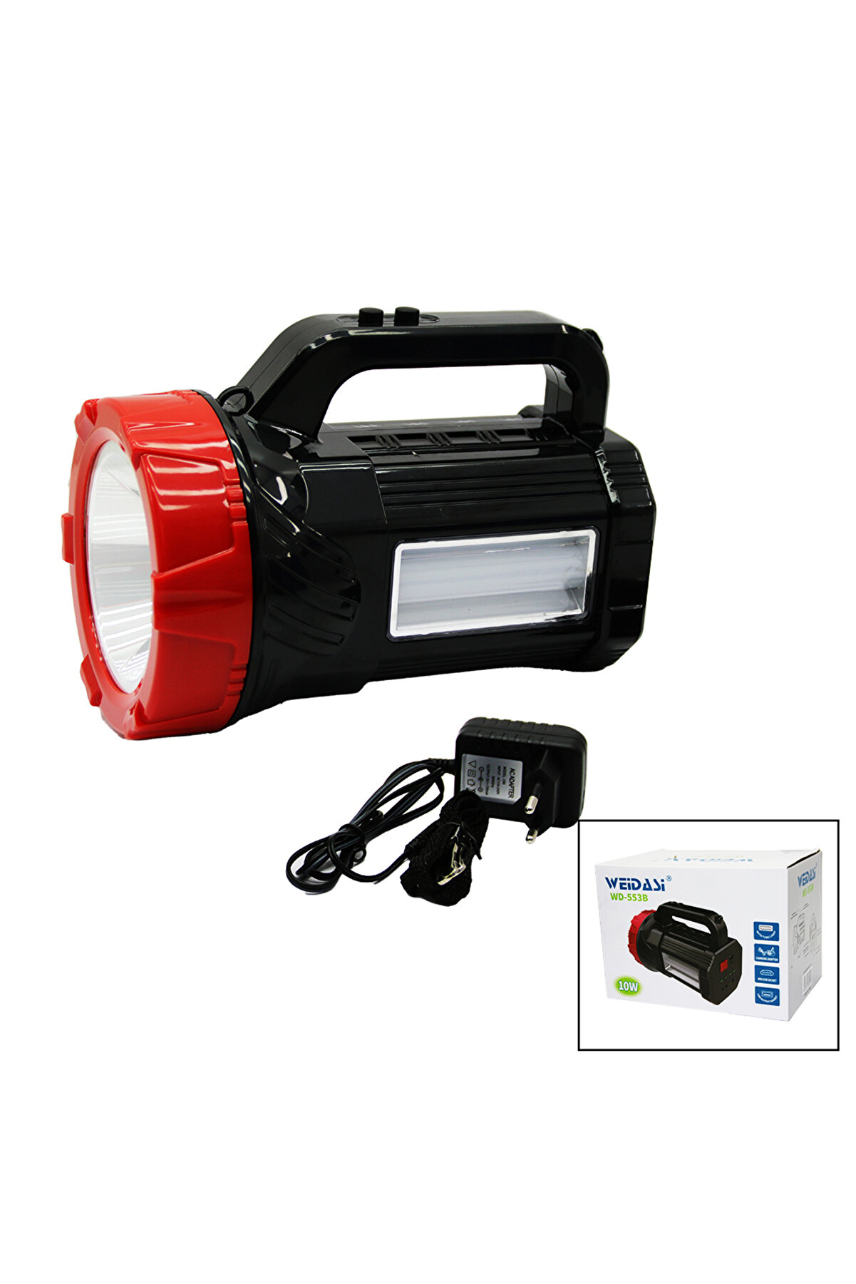 Go İthalat 2İn1 1Led 16Smd El Feneri̇ - Projekt&ouml;r Fi̇ş Şarjlı Telefon - Ampul &Ccedil;ıkışlı Powerbank