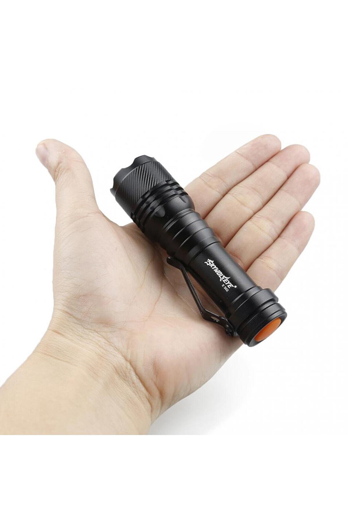 Go İthalat Şarjlı Mi̇ni̇ Led El Feneri̇ Cree Led 500 Lumens (4457)