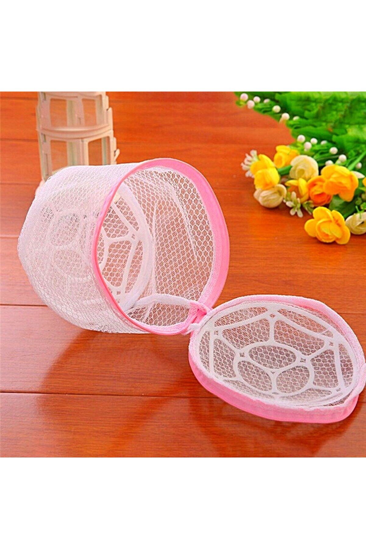 Go İthalat S&uuml;tyen Yıkama Fi̇lesi̇ Tam Korumalı Hassas &Ccedil;amaşır Yıkama Aparatı (4457)