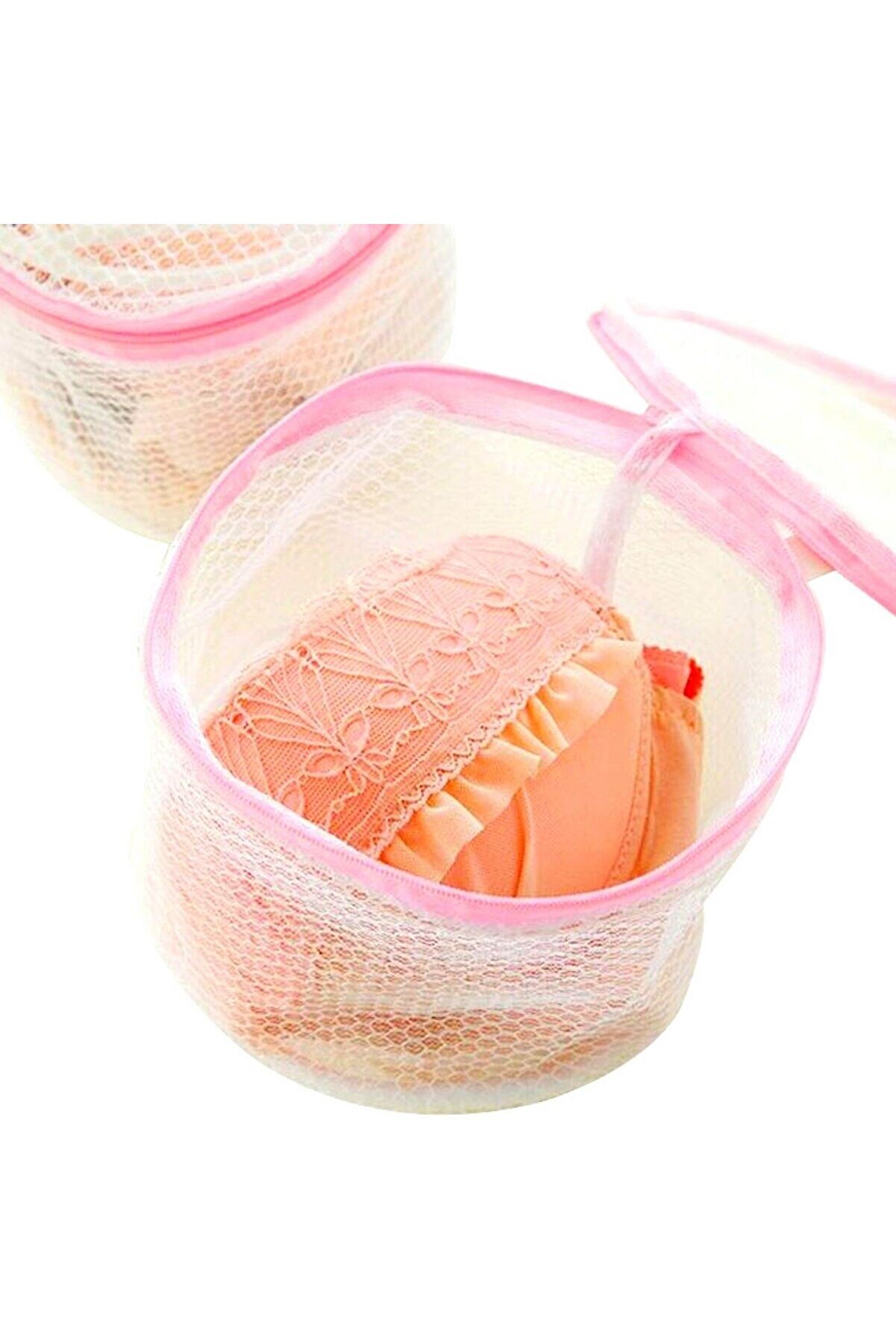 Go İthalat S&uuml;tyen Yıkama Fi̇lesi̇ Tam Korumalı Hassas &Ccedil;amaşır Yıkama Aparatı (4457)