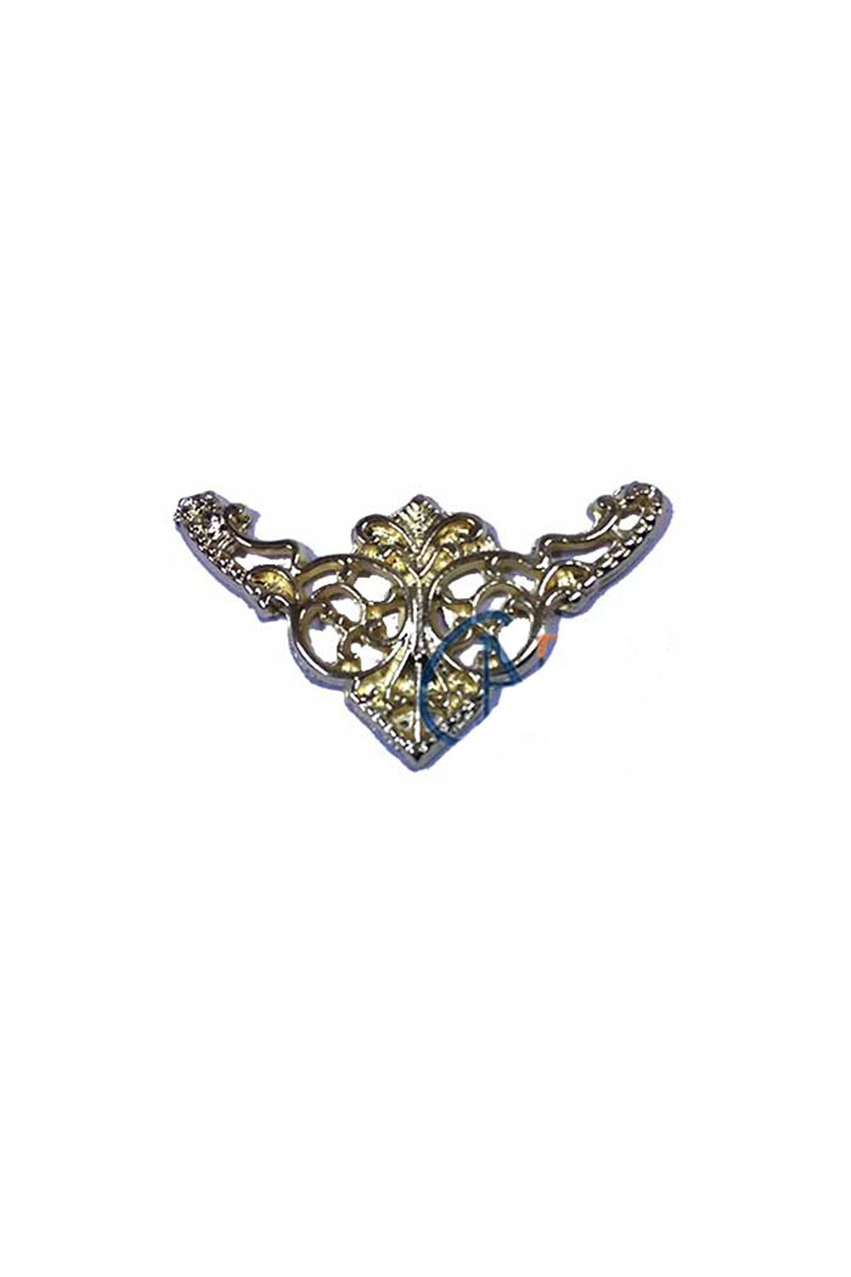 evimdeyokyok Dekoratif Köşe Süsü, Köşelik - Küçük, 19x34mm, Sarı, 100 Adet