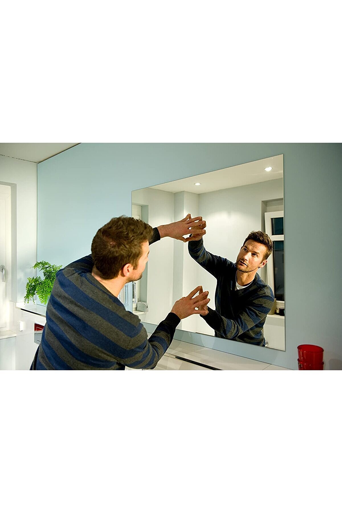 Ethab Ti̇caret Montaj Bandı 2.5 Kg - &Ccedil;i̇ft Taraflı Hazır Kesi̇lmi̇ş Si̇li̇kon Bant 12'Li̇ Montaj Bandı, Şeffaf