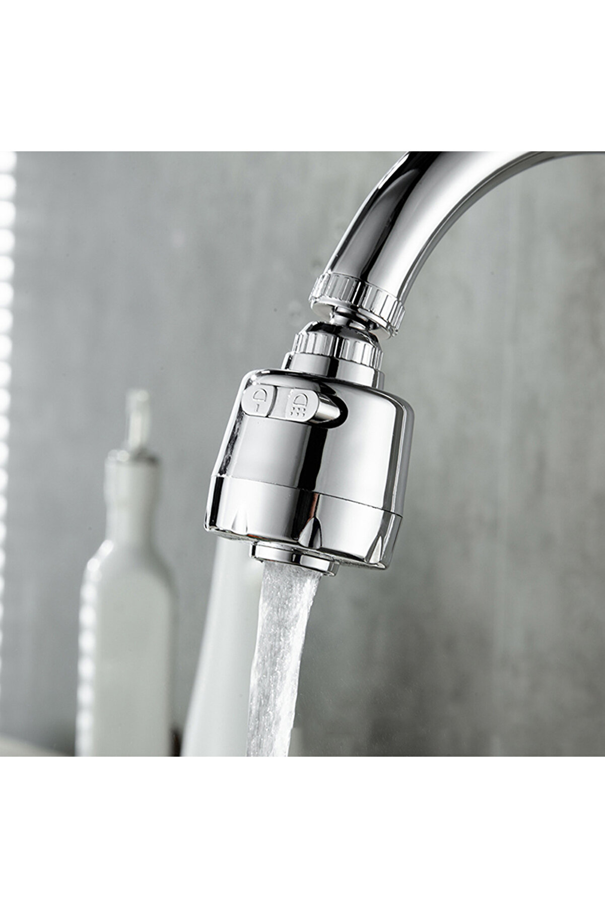 Ethab Ti̇caret 3 Fonksi̇yonlu Krom Oynar Musluk Başlığı