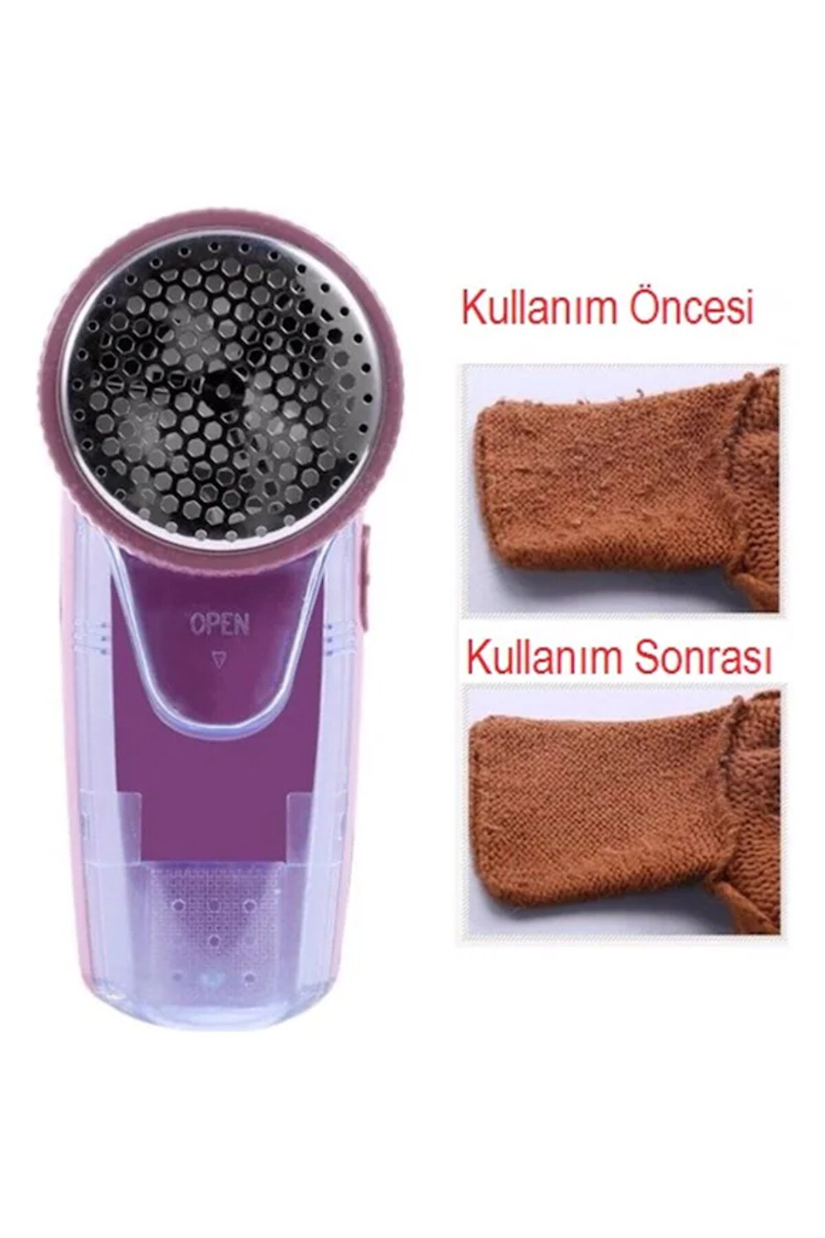 Go İthalat Şarjlı Kazak T&uuml;y Toplama Maki̇nesi̇ (4457)