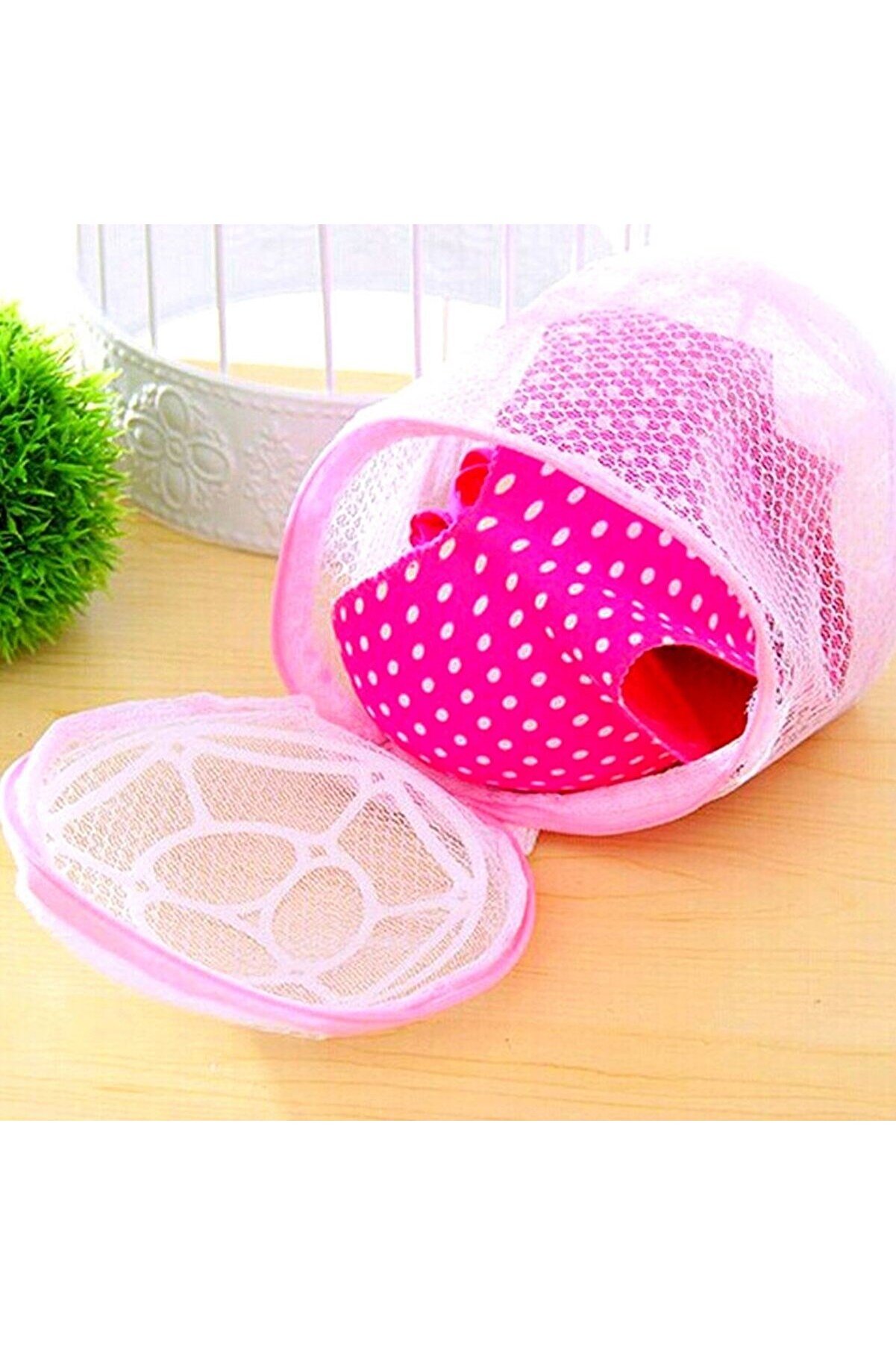 Go İthalat S&uuml;tyen Yıkama Fi̇lesi̇ Tam Korumalı Hassas &Ccedil;amaşır Yıkama Aparatı (4457)