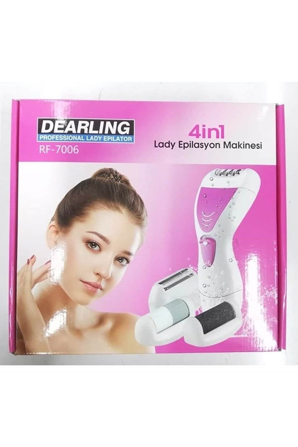 Go İthalat 4 İn 1 Su Ge&ccedil;i̇rmez Epi̇lasyon Aleti̇ Epi̇lat&ouml;r Ci̇hazı T&uuml;y Alma Maki̇nesi̇ Topuk T&ouml;rp&uuml;s&uuml; (4457)