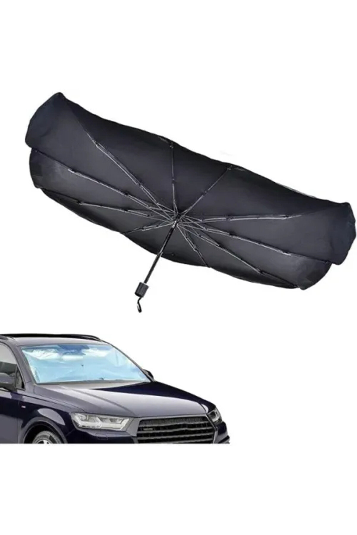 evimdeyokyok Araba Ön Cam Güneşlik Şemsiye