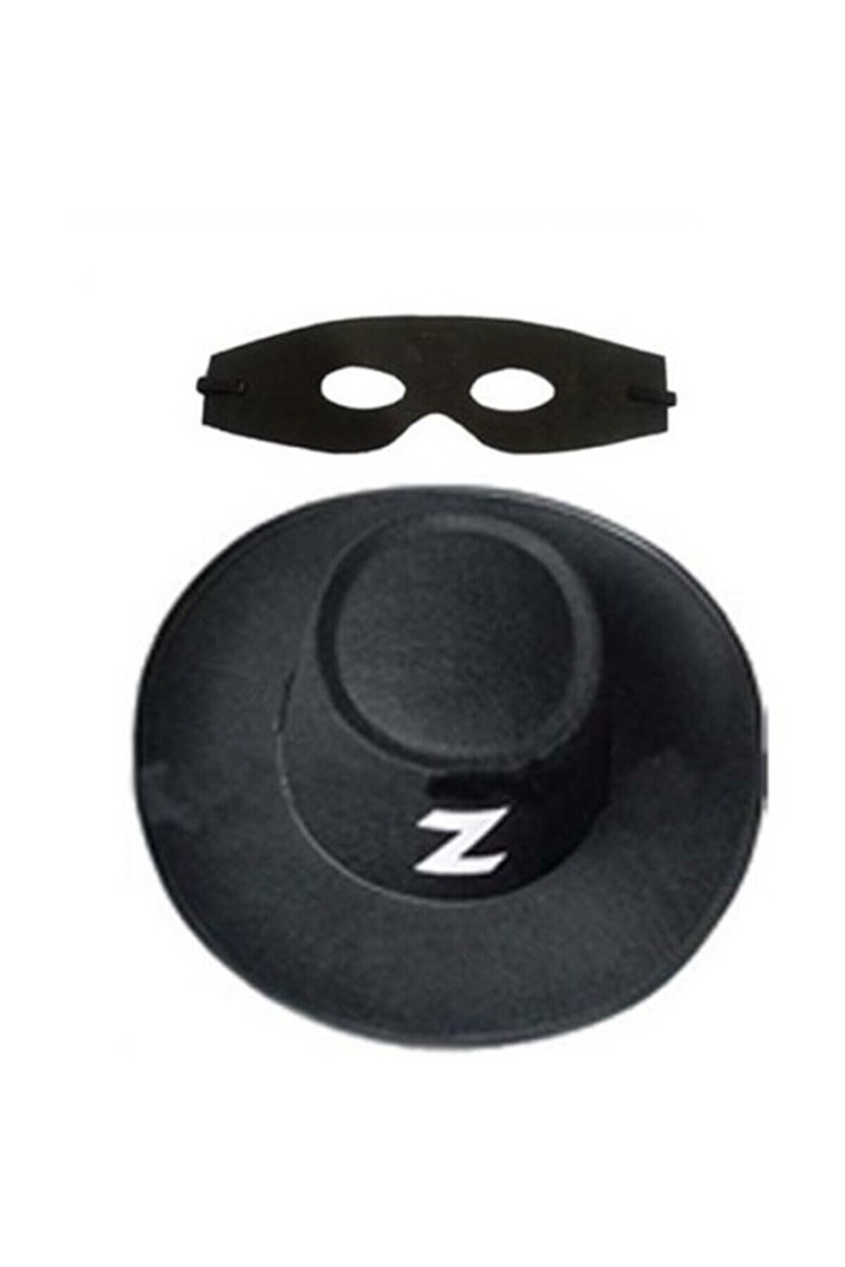 evimdeyokyok Zorro Şapka Maske Set Yetişkin