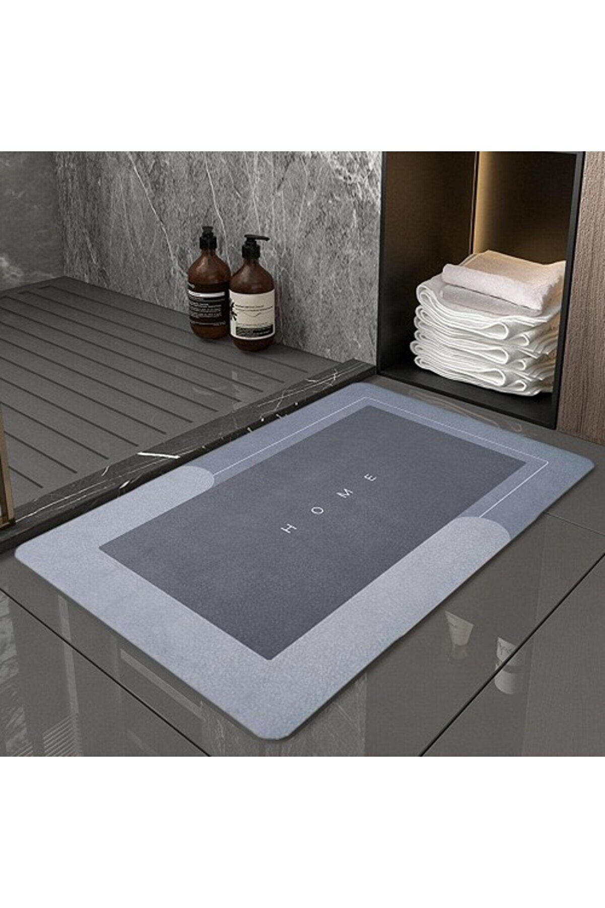 evimdeyokyok Süper Su Emici Kaymaz Tabanlı Paspas