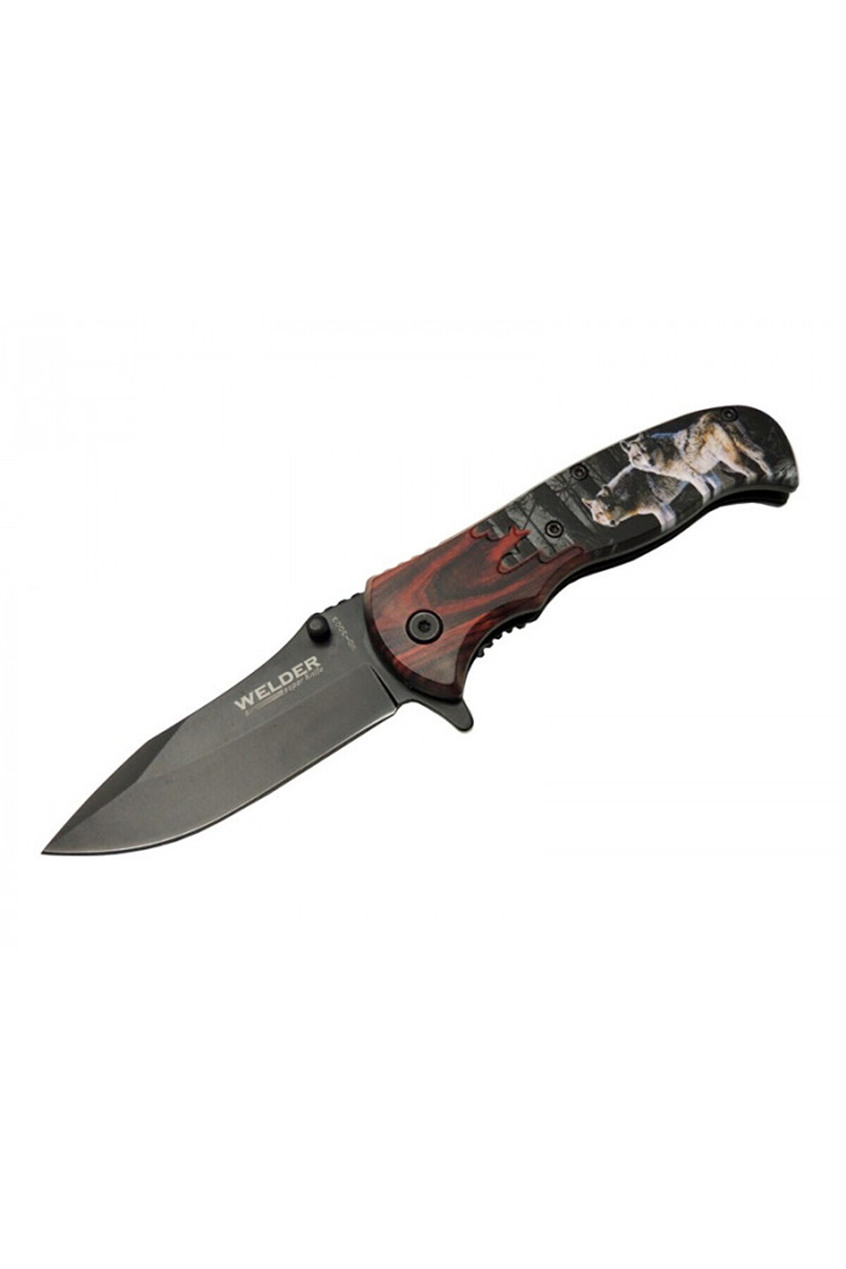 evimdeyokyok Kurtlu Çakı 20 cm Yarı Otomatik