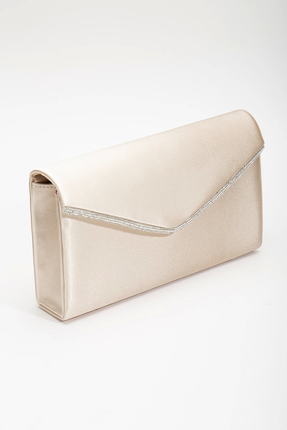 Gult Kadın Saten Taşlı Kombi̇n