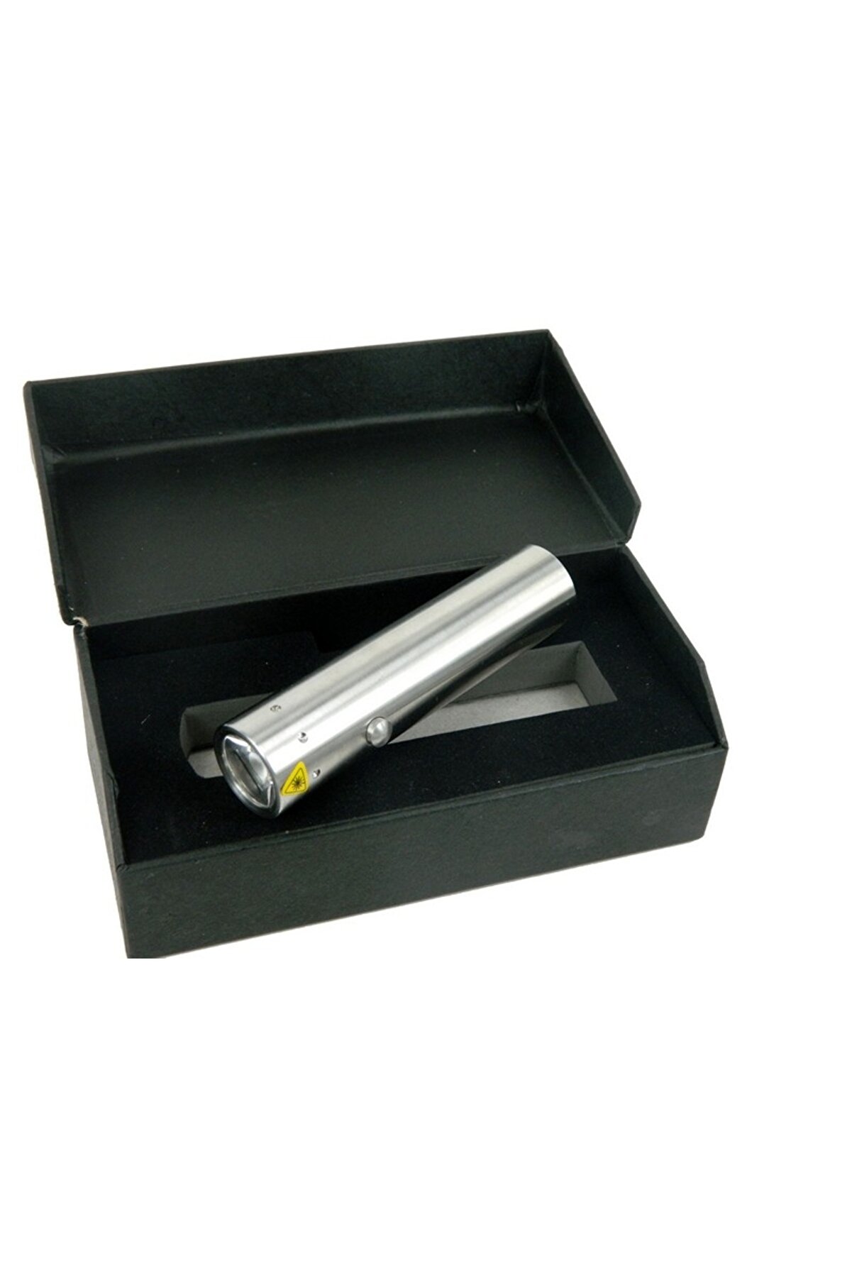 evimdeyokyok F BK30 Paslanmaz Metal El Feneri - Pilli, Kutulu, Sellektörlü