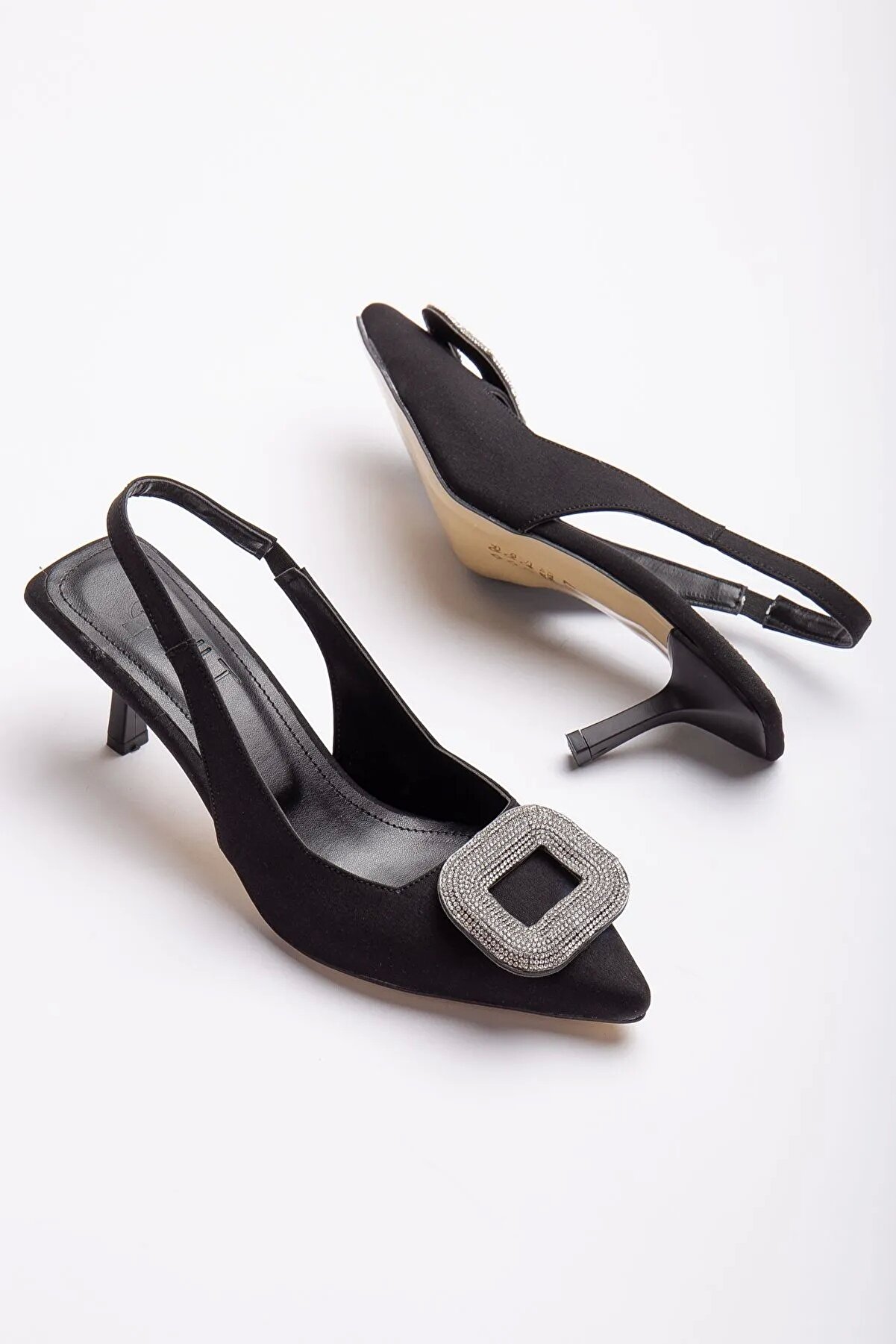 Gult Kadın 7 Cm Saten Günlük Yazlık Ayakkabı