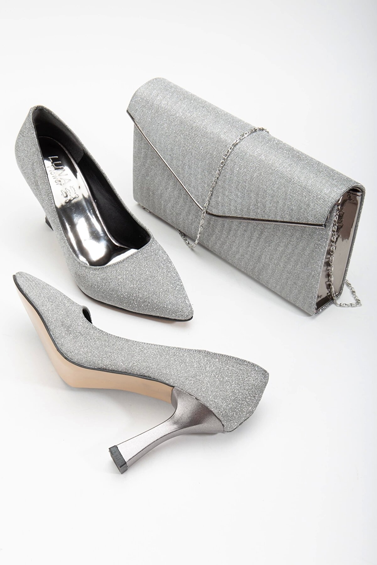 Gult D&uuml;şmez Kum Taşlı İthal &Ccedil;anta