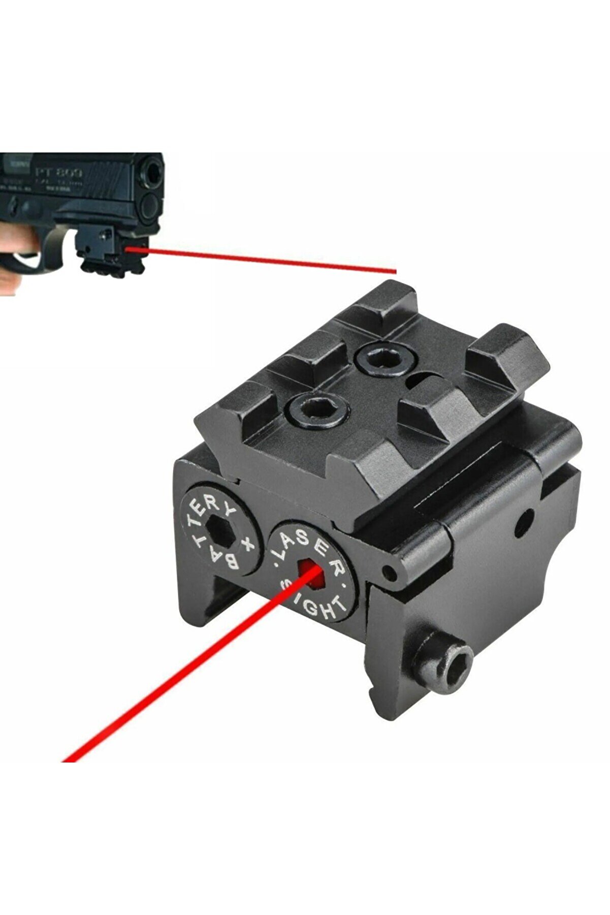 evimdeyokyok 20 Mm Ray Kırmızı Noktalı Lazer L2030