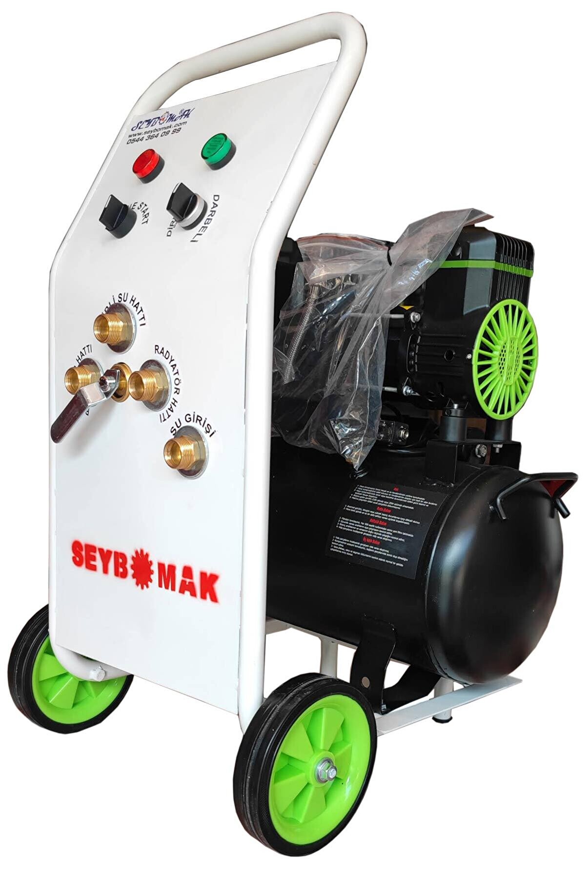 Seybomak Havalı Petek Temi̇zleme Ve Kanal Açma Maki̇nesi̇ 24 Li̇tre Çi̇ft Yönlü 1,5 Hp