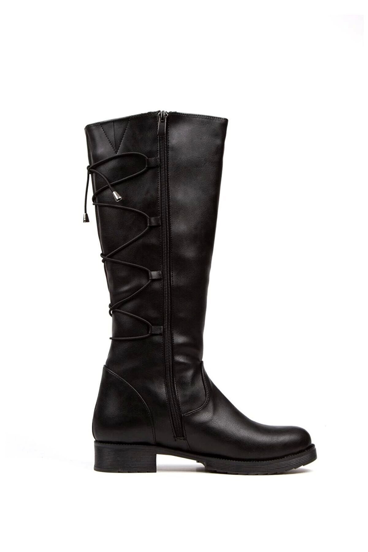 Gult Kadın Di̇z Altı Çi̇zme Ipli̇