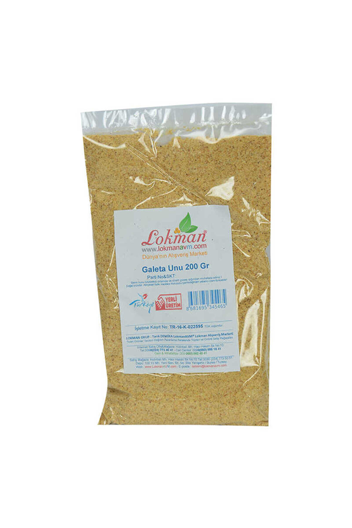 Ethab Ti̇caret Galeta Unu 200 Gr Paket