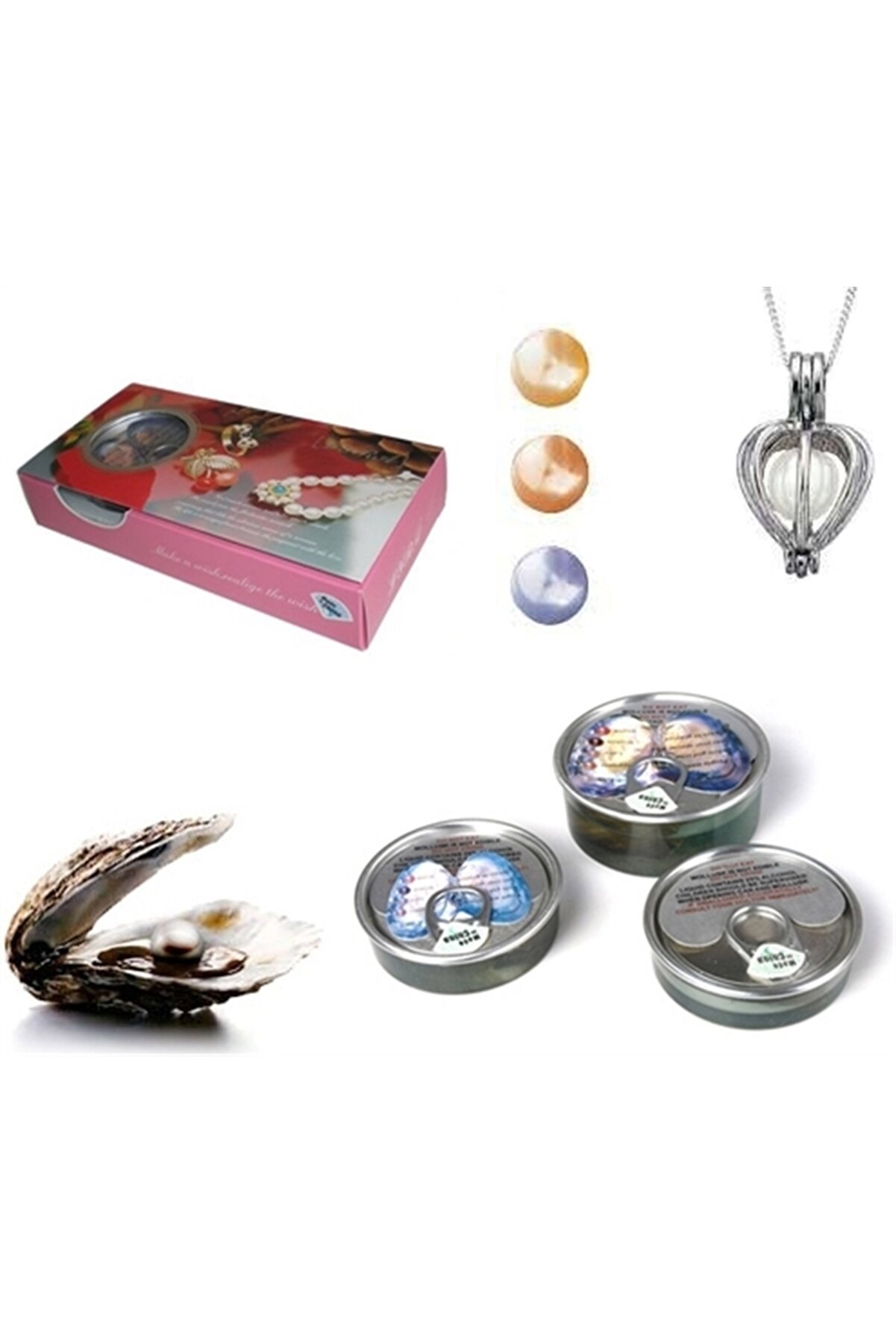 Ethab Ti̇caret İsti̇ri̇dye Kabuğunda Ger&ccedil;ek İnci̇ Kolye