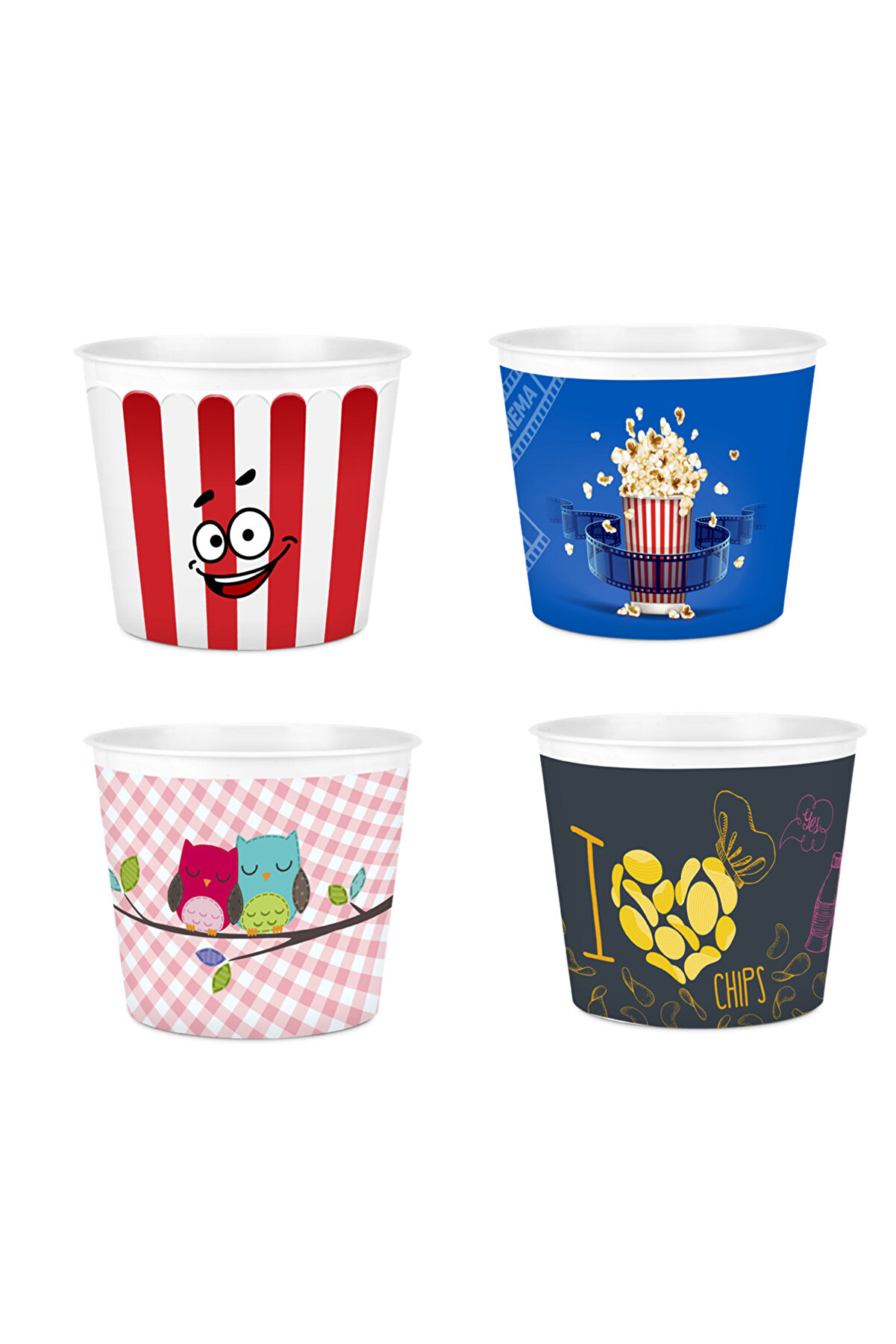 Ethab Ti̇caret Popcorn Mısır Kovası Dekorati̇f