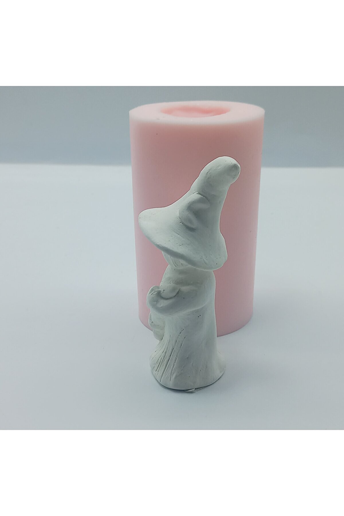 Kalıpcınızburada Cadılar Bayramı Süpürgeli̇ Bi̇blo Si̇li̇kon Kalıp - K7459