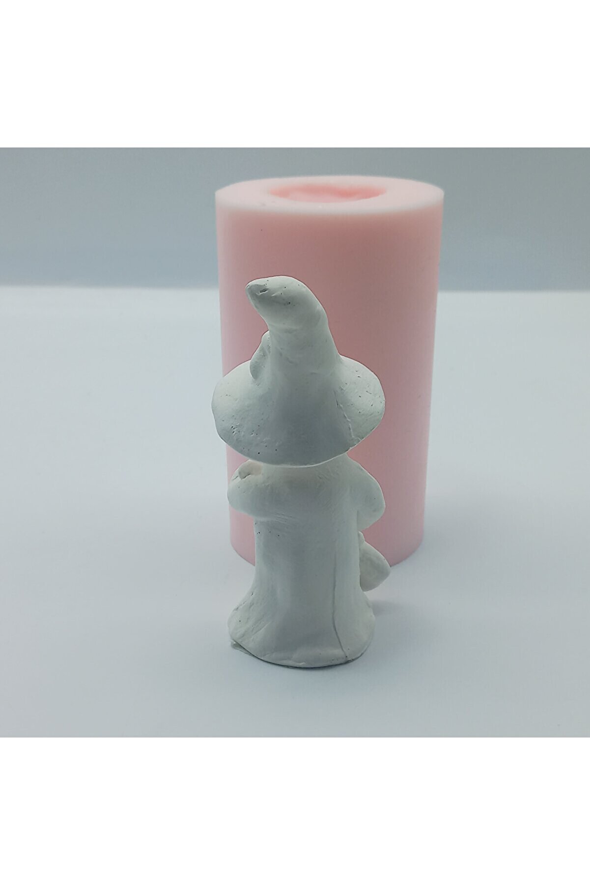 Kalıpcınızburada Cadılar Bayramı Süpürgeli̇ Bi̇blo Si̇li̇kon Kalıp - K7459