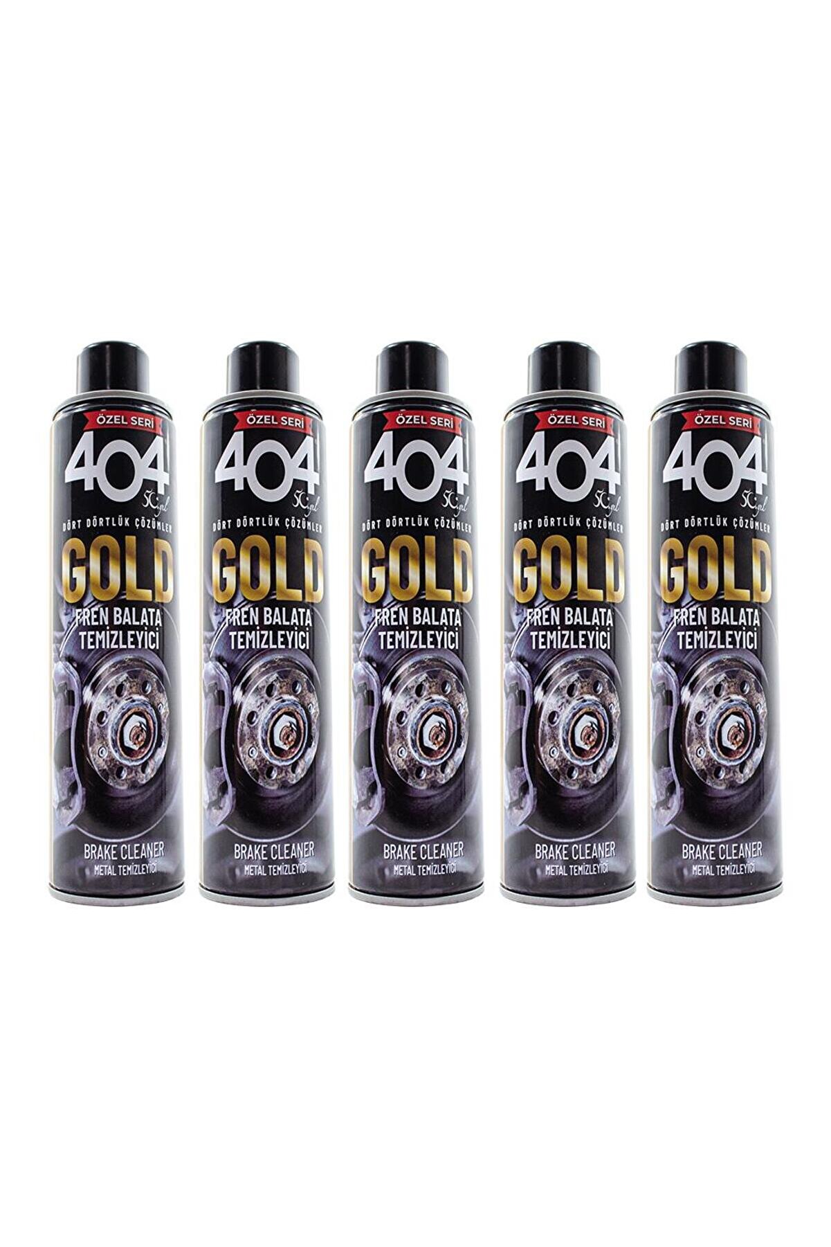 404 Fren Balata Temizleme Spreyi Gold Özel Seri 500 ml 5 Adet