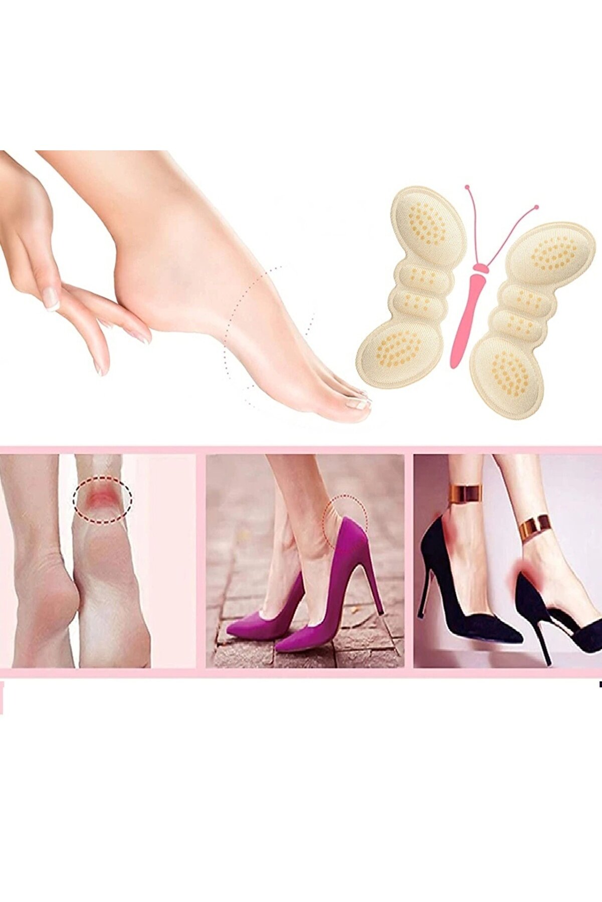 Afrodi̇t Gi̇yi̇m Ayakkabı Vurma &Ouml;nleyi̇ci̇ Ve Daraltma Pedi̇ B&uuml;y&uuml;k Boy Foam