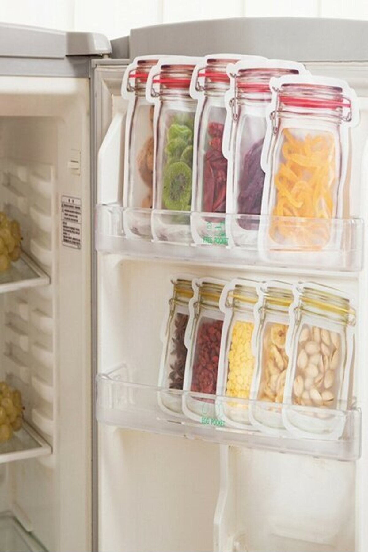 Ethab Ti̇caret Kavanoz G&ouml;r&uuml;n&uuml;ml&uuml; Ki̇li̇tli̇ Saklama Poşeti̇ 620 Ml (1 Adet )