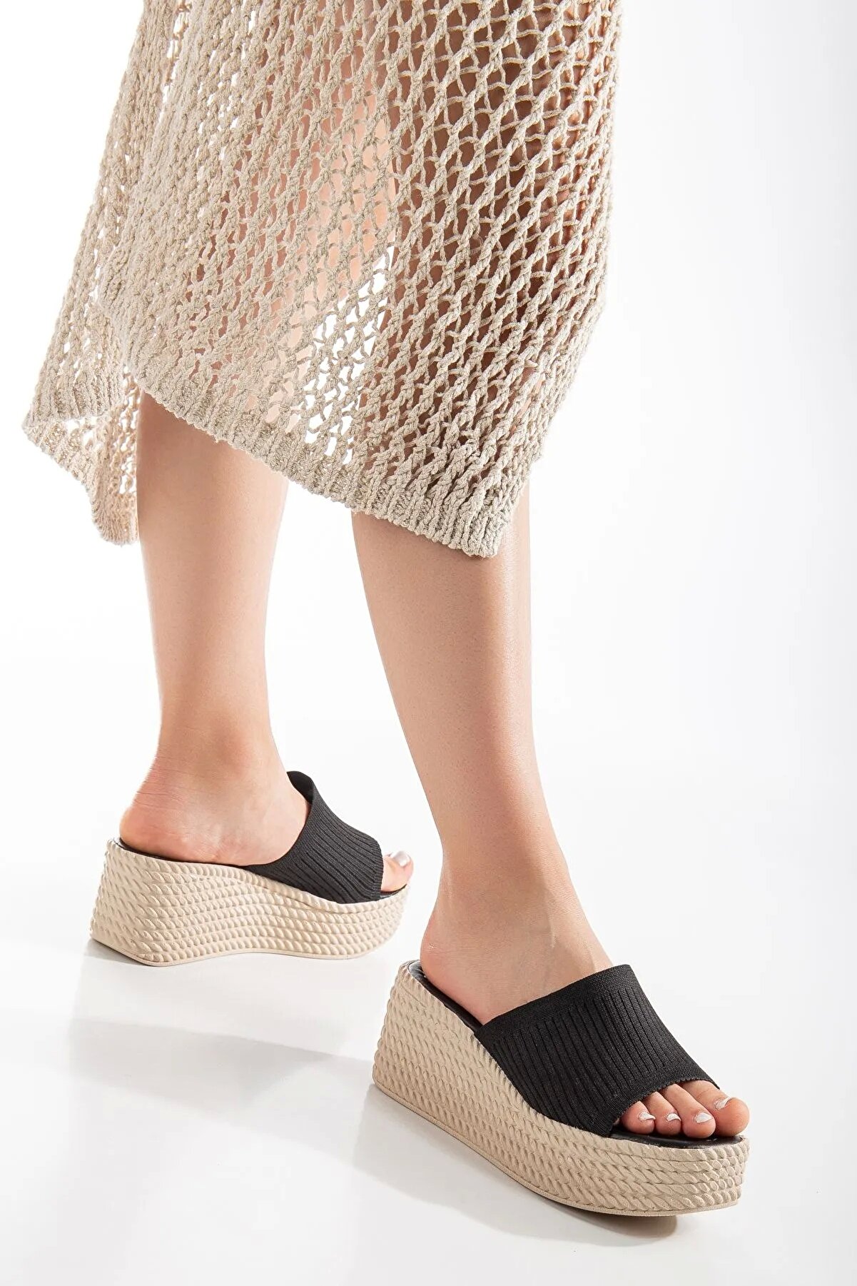 Gult Kadın Dolgu Taban Tri̇ko Terli̇k