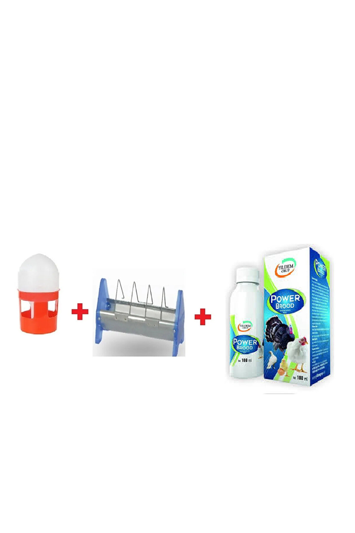 Yıldem Grup Power Brood 100 Ml +G&uuml;verci̇n Suluğu 1 Li̇tre + 15 Cm G&uuml;verci̇n Yemli̇k