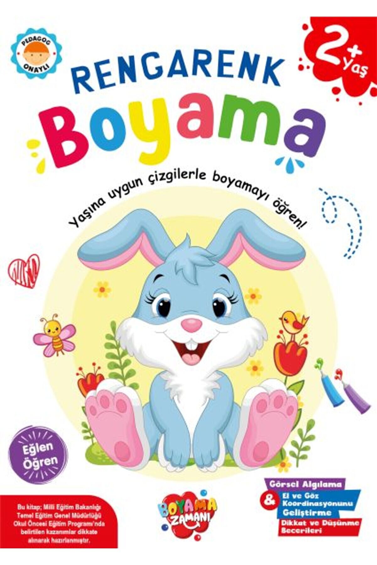 Ti̇maş Yayınları Rengarenk Boyama 2 Yaş