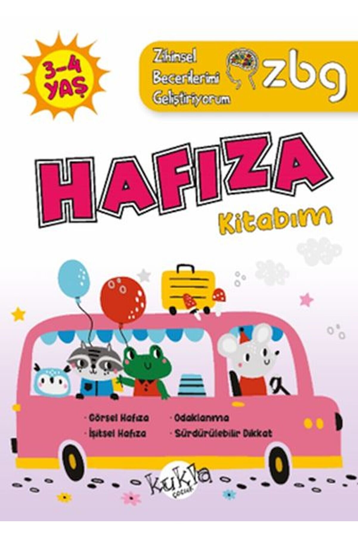 Ti̇maş Yayınları Zbg 3-4 Yaş Hafıza Ki̇tabım