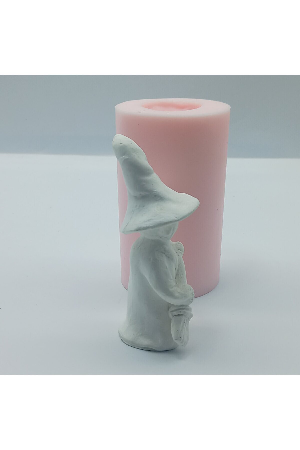 Kalıpcınızburada Cadılar Bayramı Süpürgeli̇ Bi̇blo Si̇li̇kon Kalıp - K7459