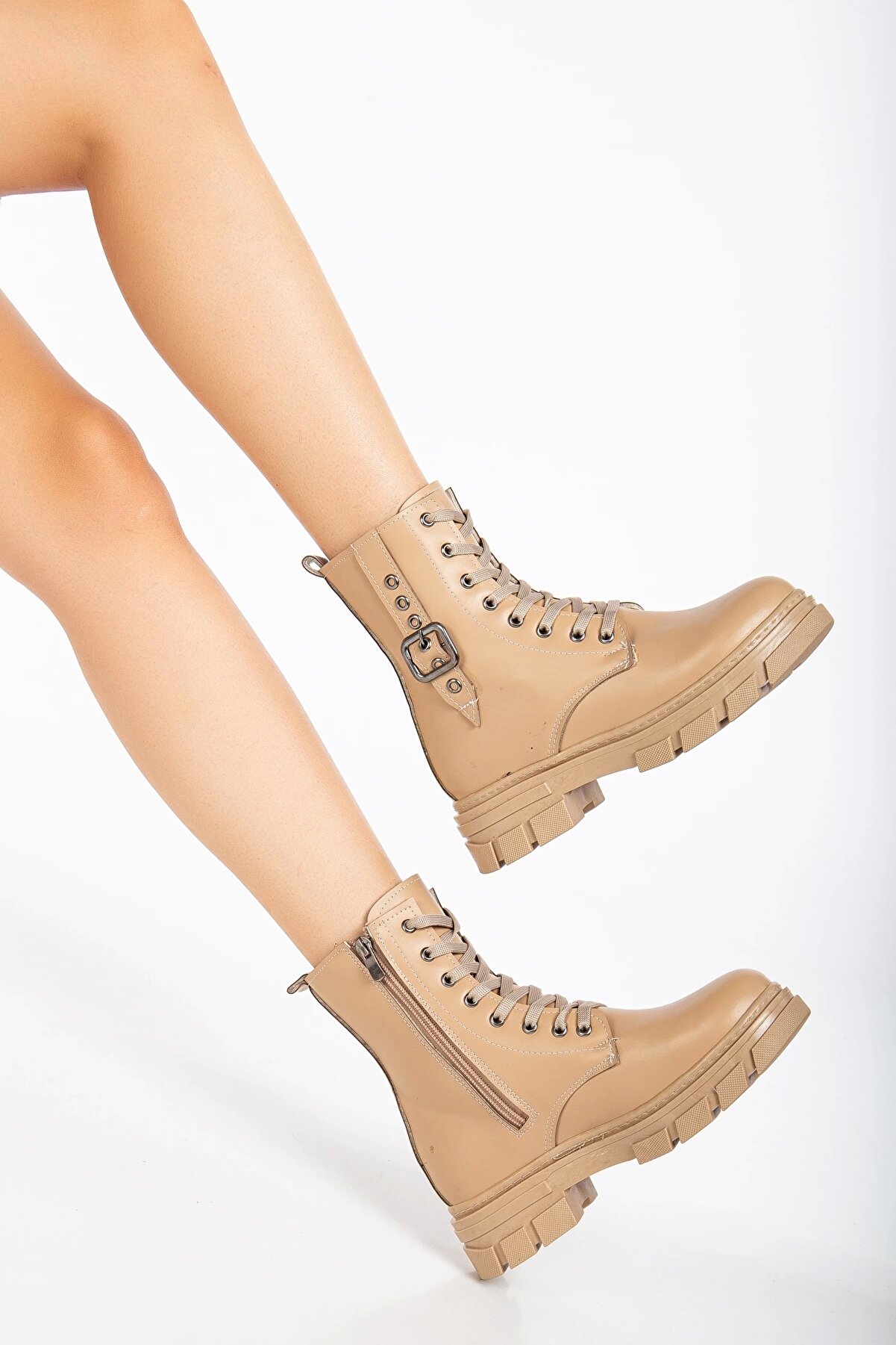 Gult Kadın Bot Yan Detaylı