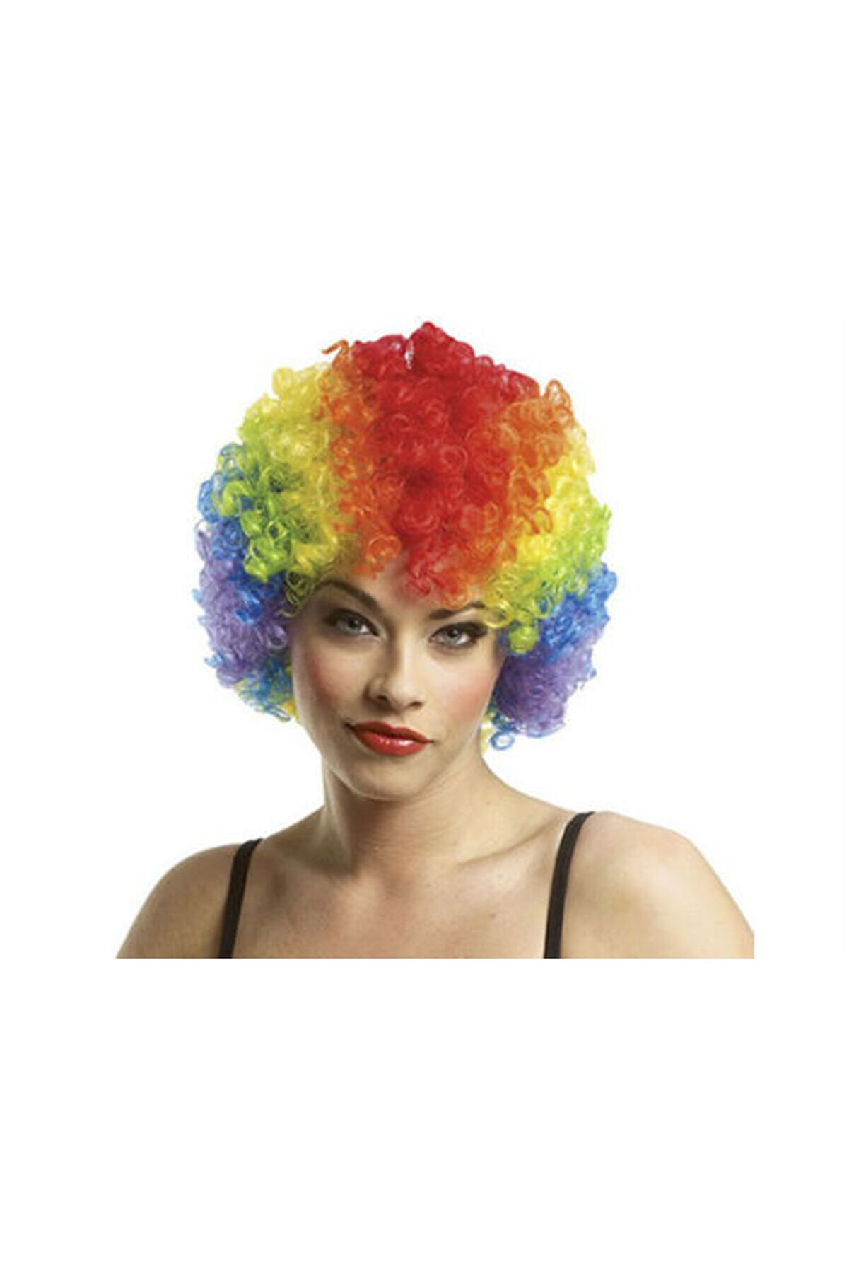 Ethab Ti̇caret Karışık Renkli̇ Kabarık Bonus Peruk Sa&ccedil;