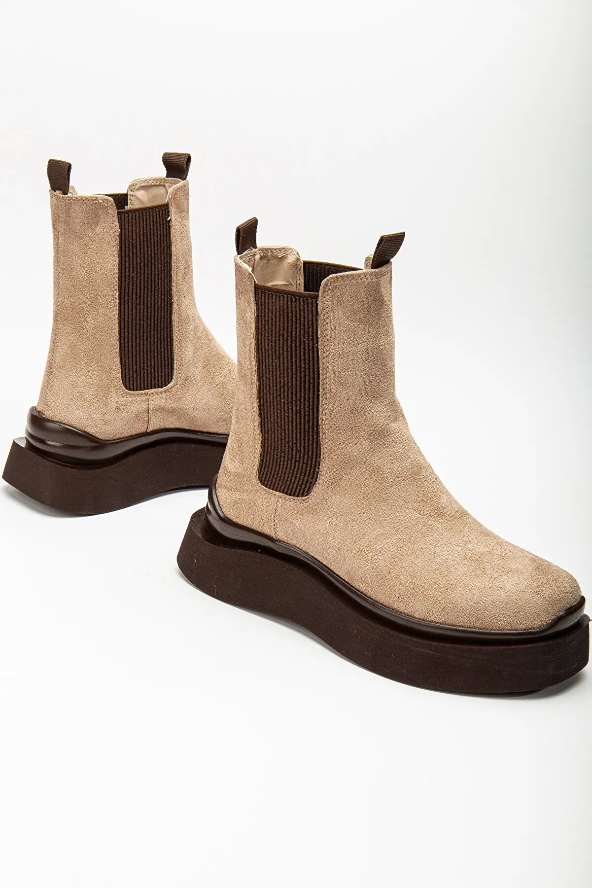 Gult Kadın Bot Dana Süet