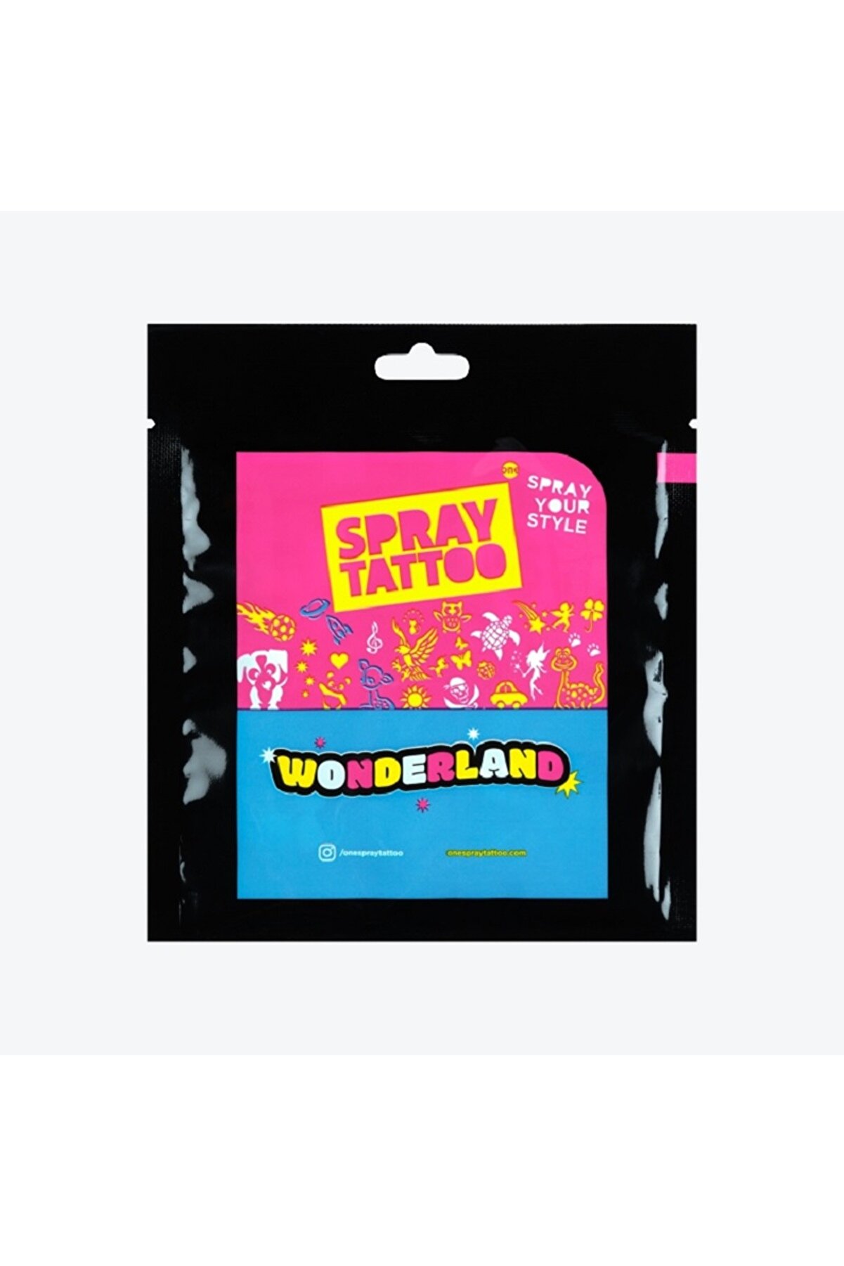 Ai̇rbrush Tattoo Wonderland Ci̇ty Pack Geçi̇ci̇ Dövme Şablon Seti̇ 28 Desen Spreysi̇z Sadece Şablon