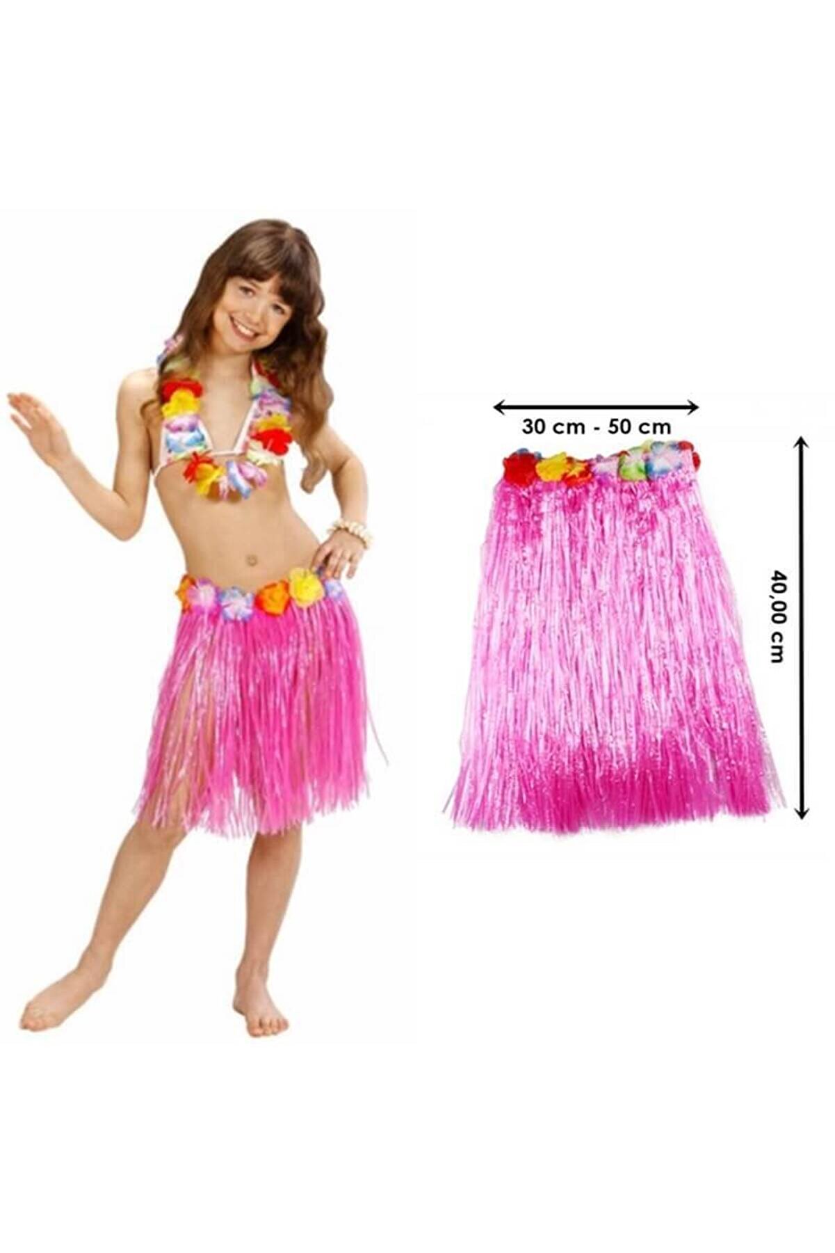 Go İthalat Hawai̇i̇ Hula Eteği̇ Pembe Renk 40 Cm (4457)