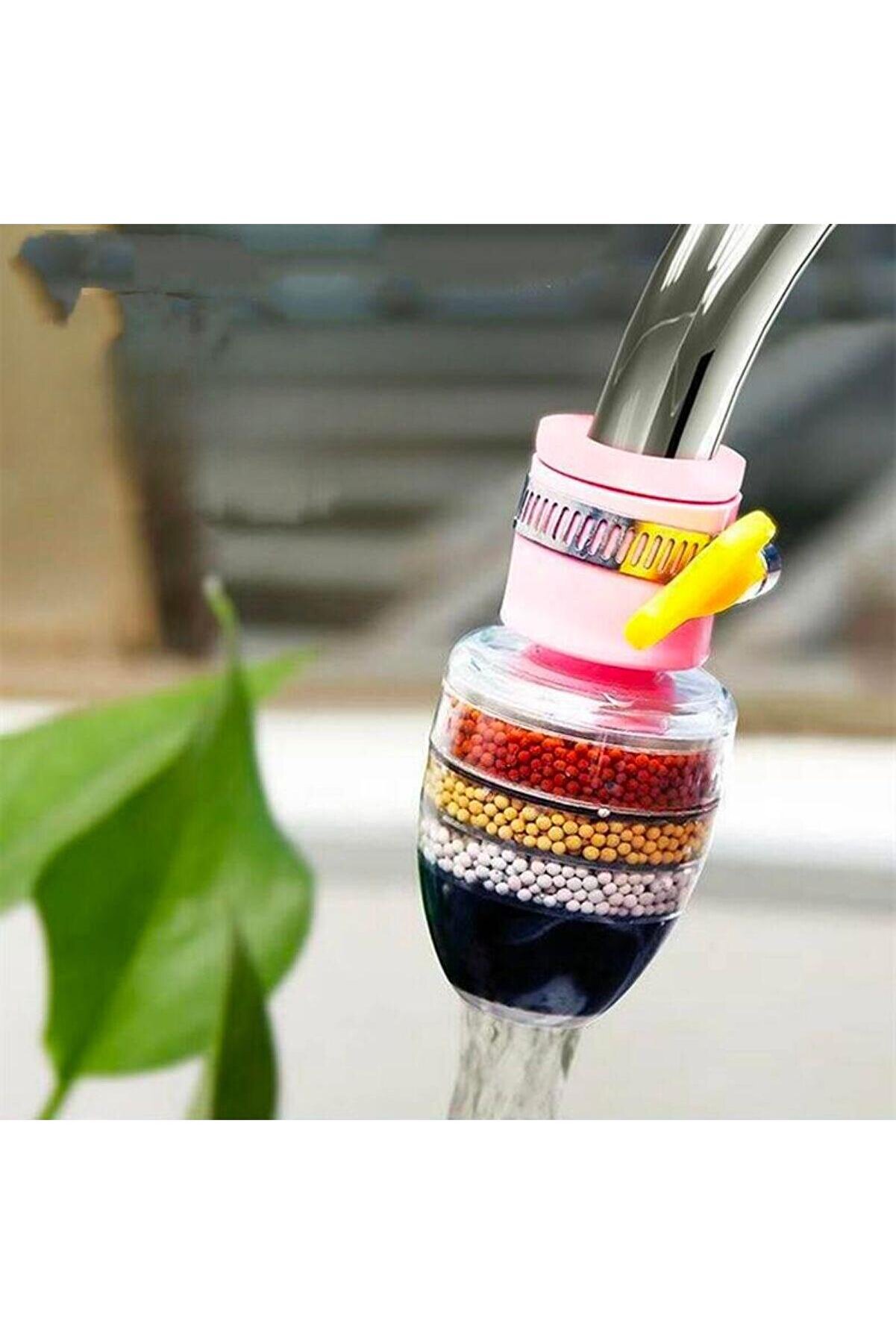 Go İthalat 6 Katmanlı Musluk Ucu Fi̇ltreli̇ Su Tasarruflu Hi̇jjeni̇k Musluk Başlığı (4457)