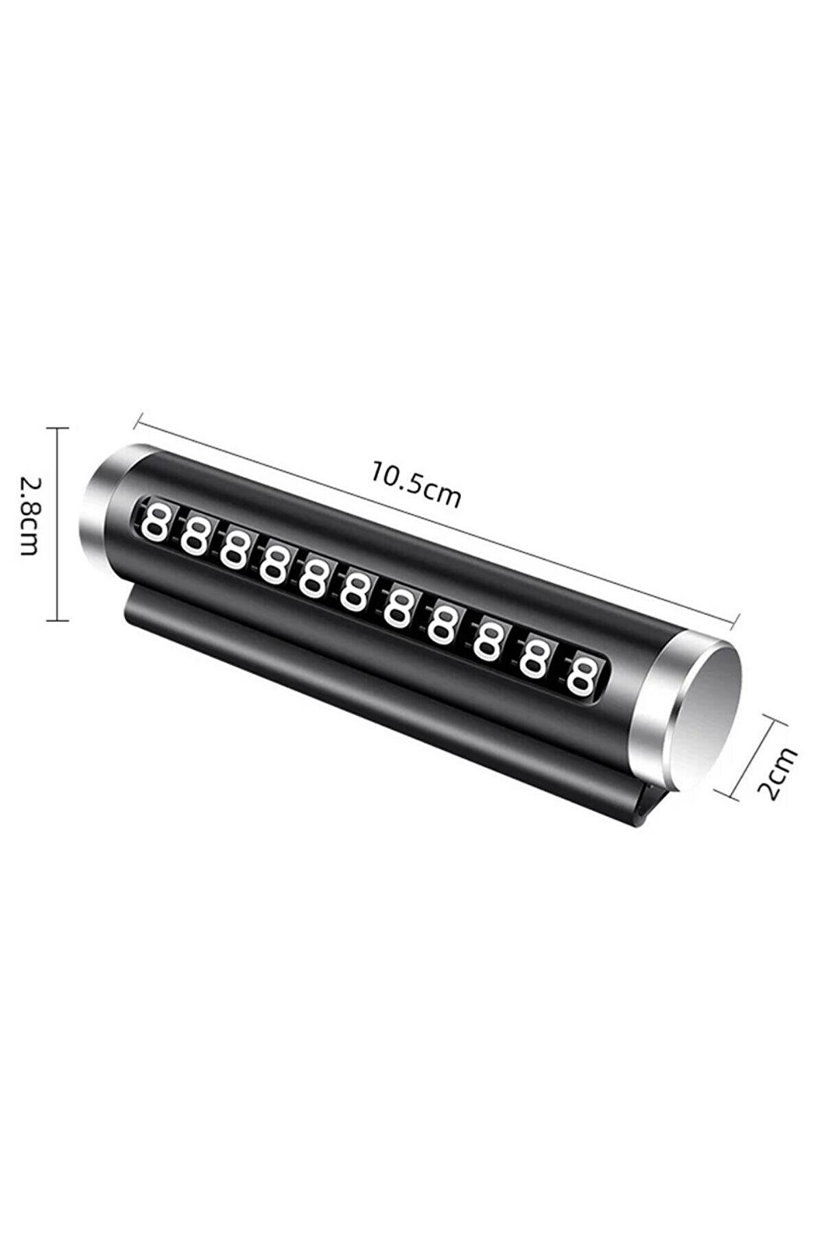 Go İthalat Al&uuml;mi̇nyum Kasa Si̇yah Renk &Ccedil;evi̇rmeli̇ Ara&ccedil; I&ccedil;i̇ Telefon Numarat&ouml;r&uuml; Park Oto Numarat&ouml;r&uuml; (4674)