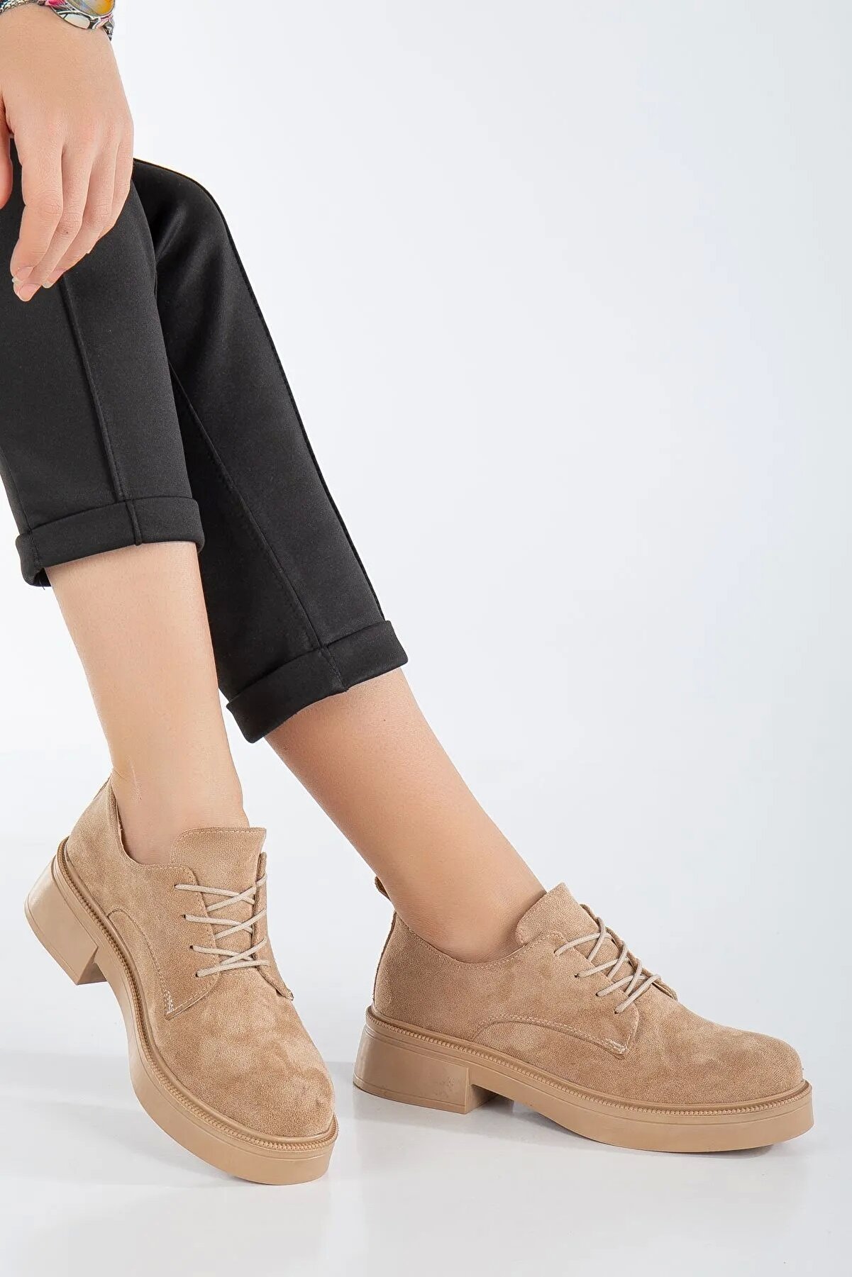 Kadın İpli̇ Loafer Nude