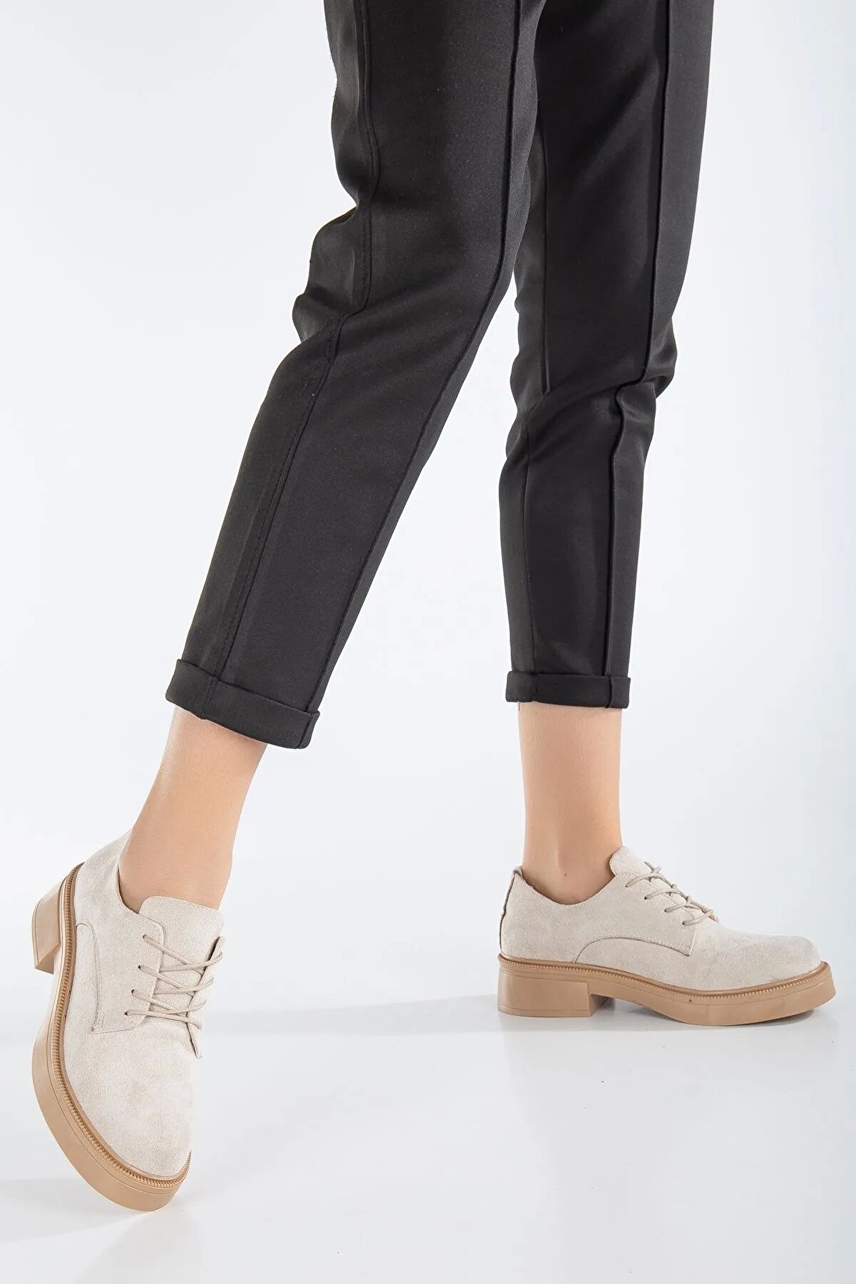 Kadın İpli̇ Loafer Bej