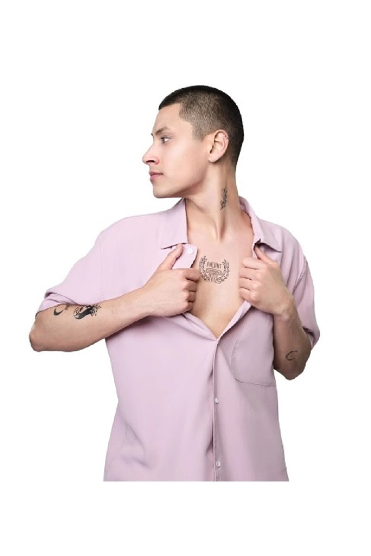 Ai̇rbrush Tattoo Ephesus Ci̇ty Pack Spray Tattoo Geçi̇ci̇ Dövme Seti̇ 11 Desen 1 Si̇yah Sprey