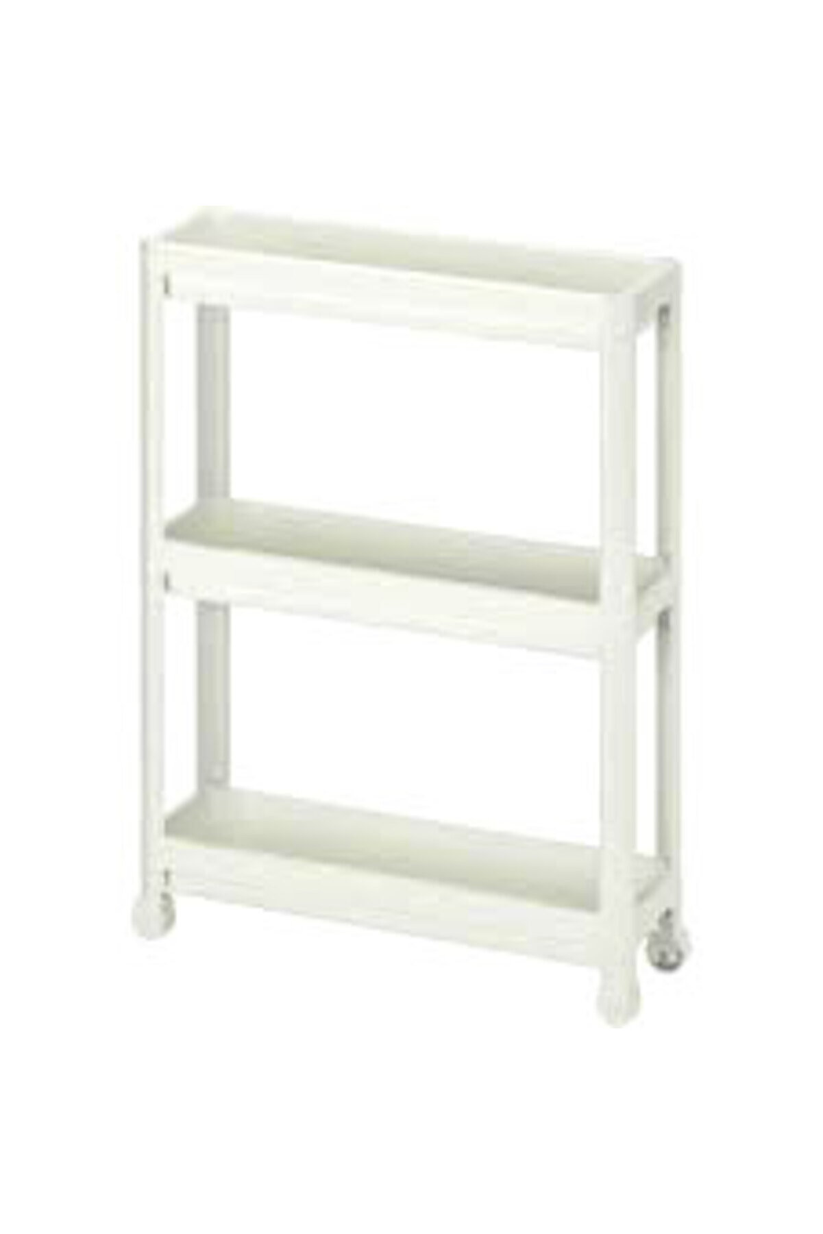 Go İthalat Beyaz &Ccedil;ok Ama&ccedil;lı Katlı Raf &Uuml;ni̇tesi̇ (5224)