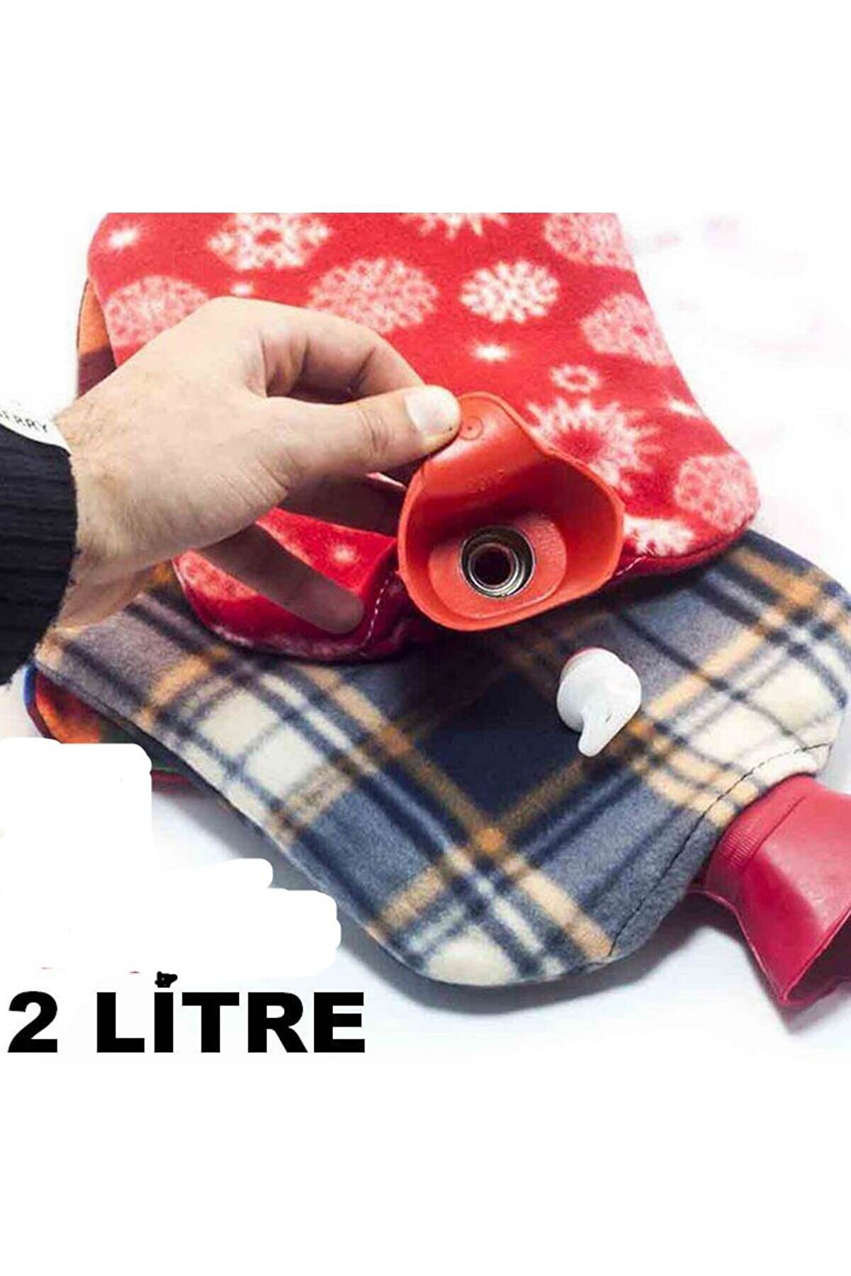 Go İthalat Sıcak Su Torbası 2 Li̇tre Polar Kılıflı Termofor (4457)