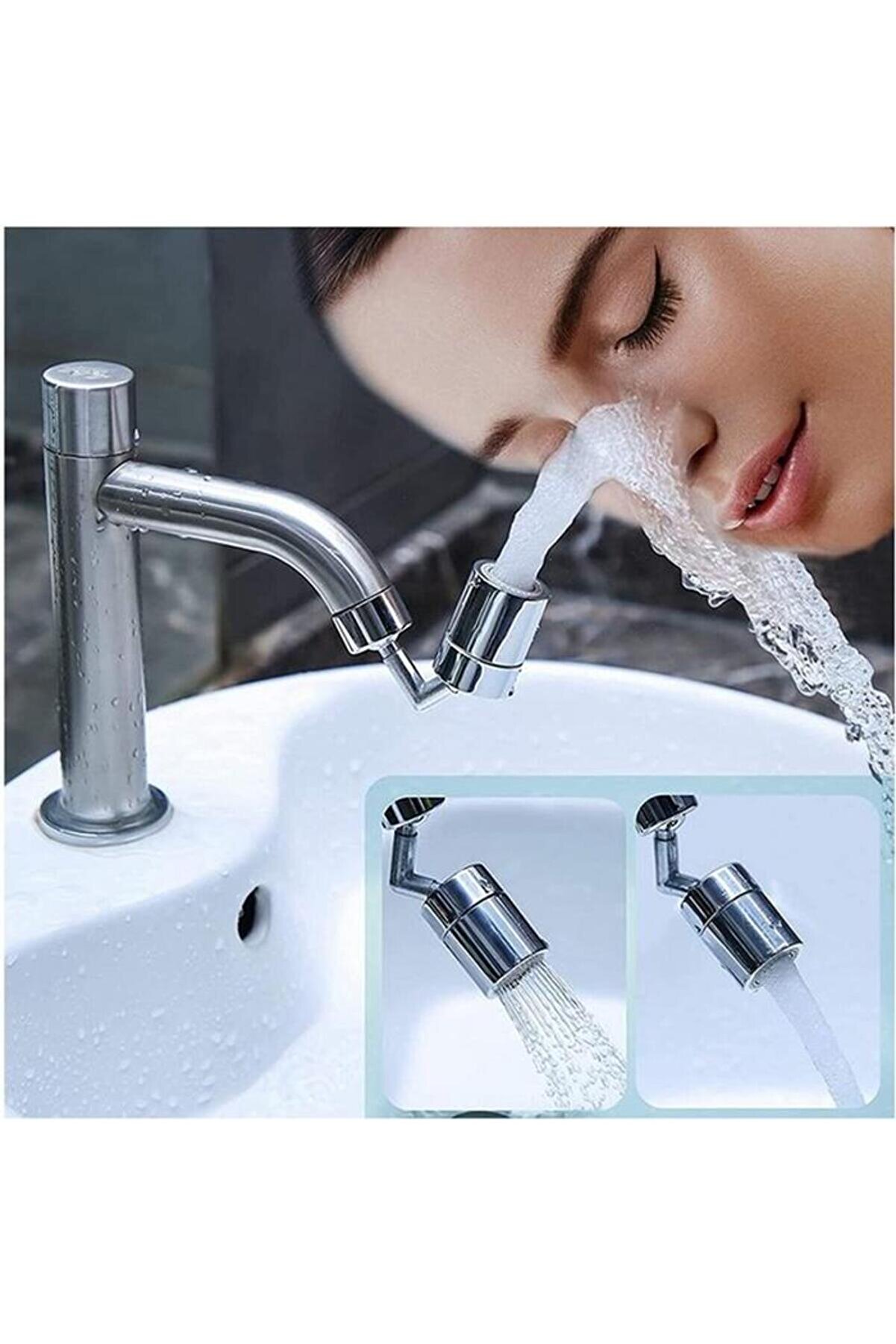 Go İthalat 720 Derece Oynar Tasarruflu Musluk Ucu (4457)