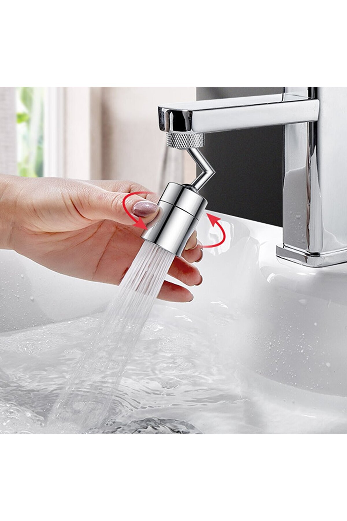 Go İthalat 720 Derece Oynar Tasarruflu Musluk Ucu (4457)