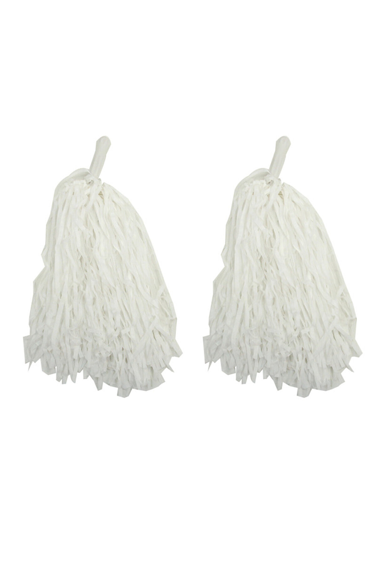 Go İthalat 1 &Ccedil;i̇ft ( 2 Adet ) Beyaz Renk 23 Ni̇san G&ouml;steri̇ Ponponu (4457)